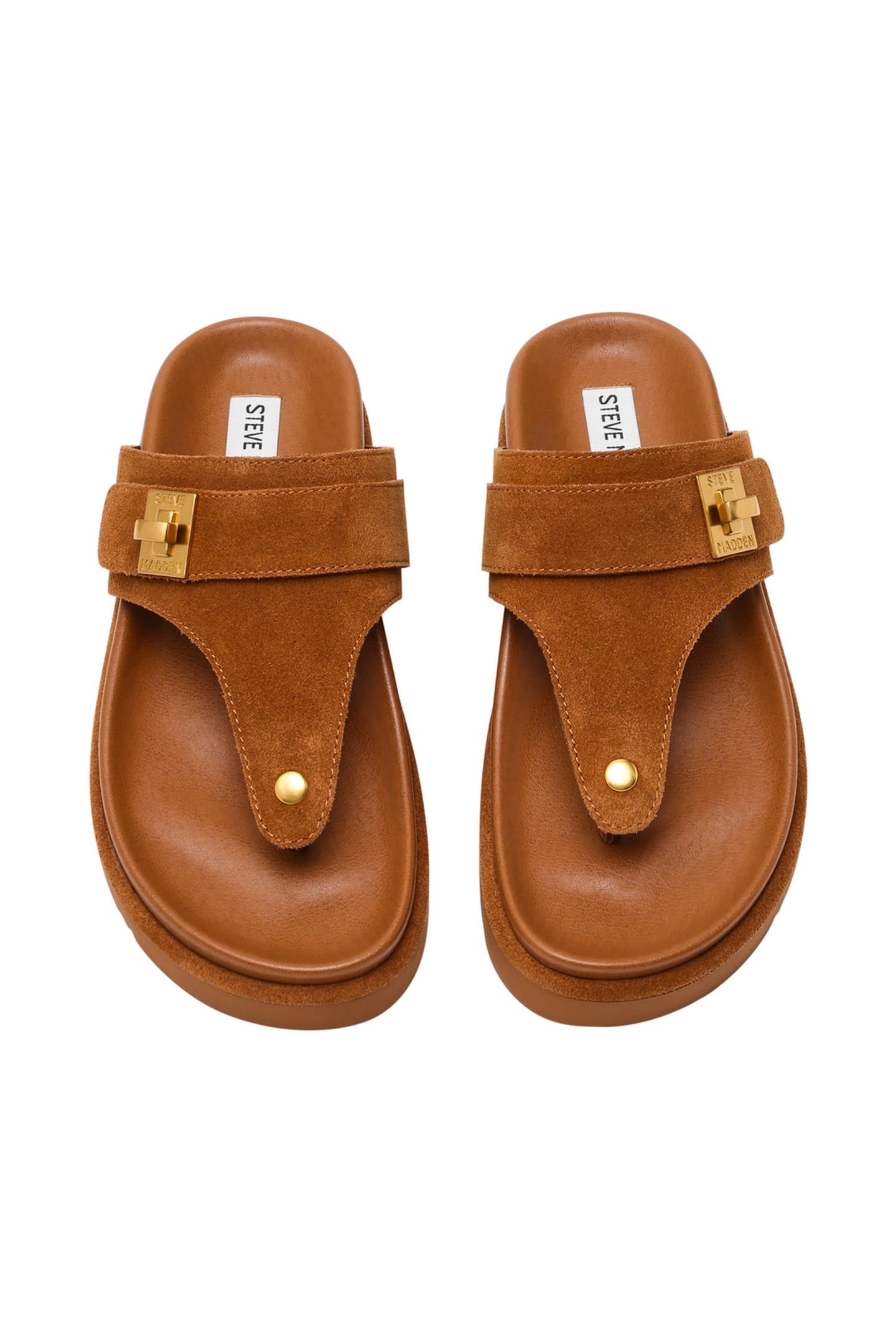 TUNED-IN SANDALS CHESTNUT SUEDE 6