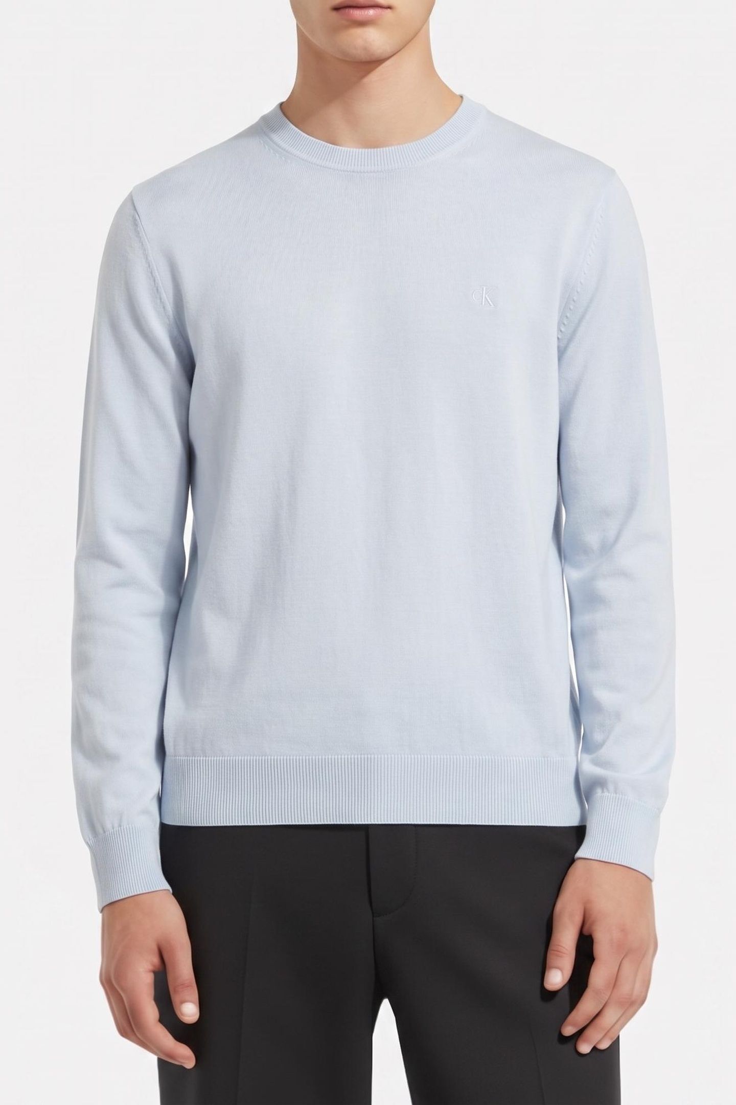 LS SUPIMA COTTON CREWNECK PLEIN AIR 1