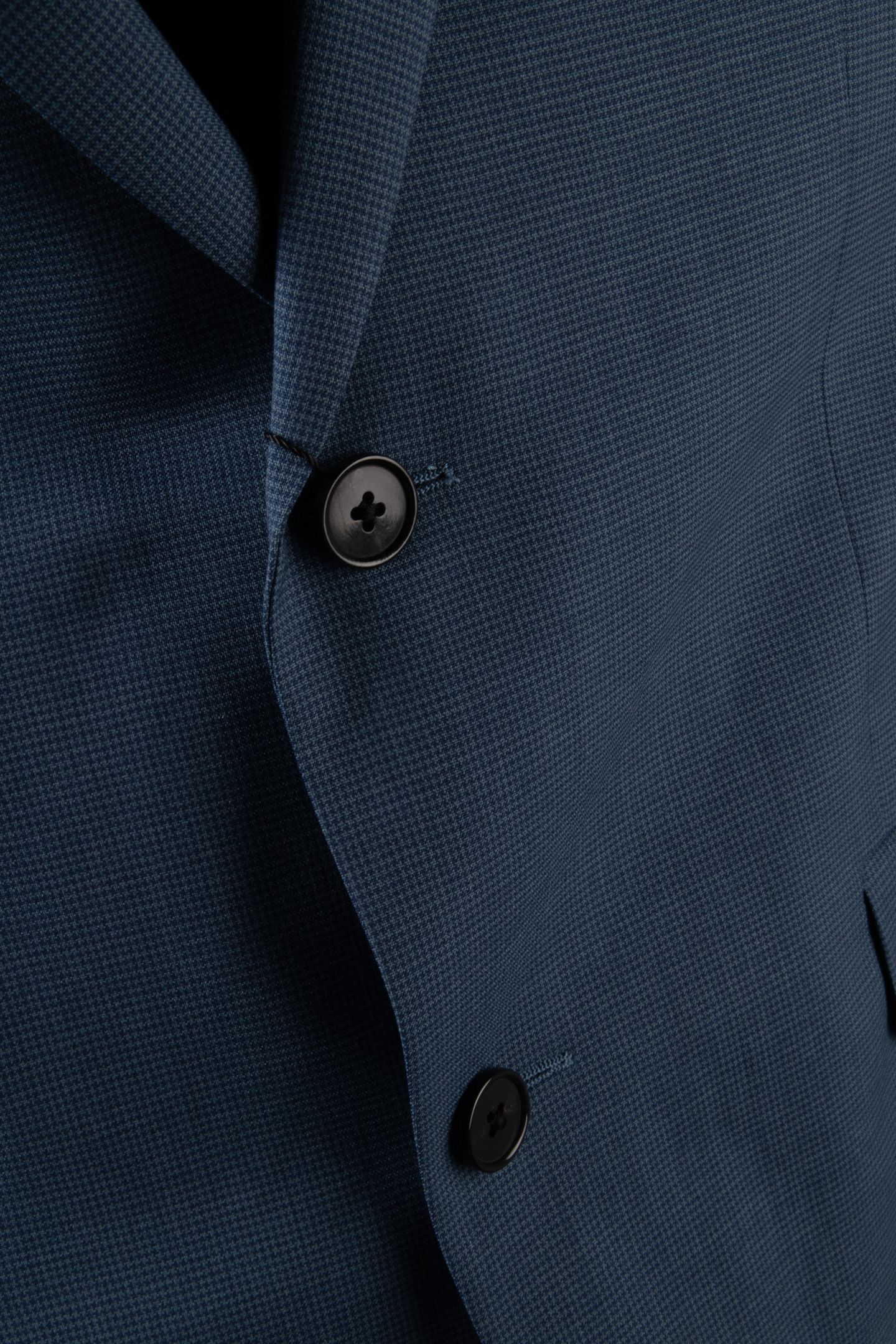 LS HOUNDSTOOTH SLIM SUIT JACKET ANCHOR NAVY 4