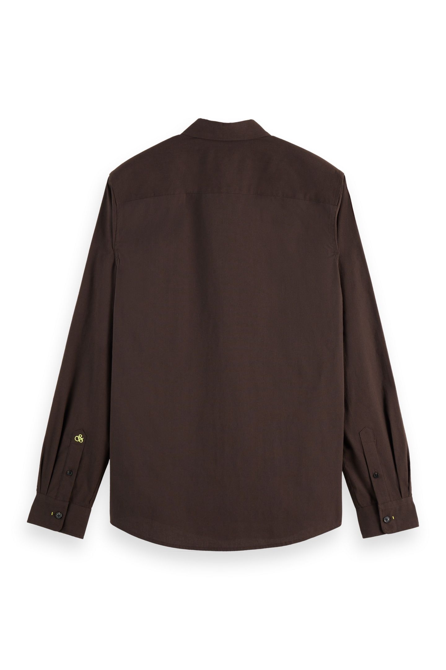 STRIPED SLIM-FIT POPLIN SHIRT TONAL DEMITASSE STRIPES 4
