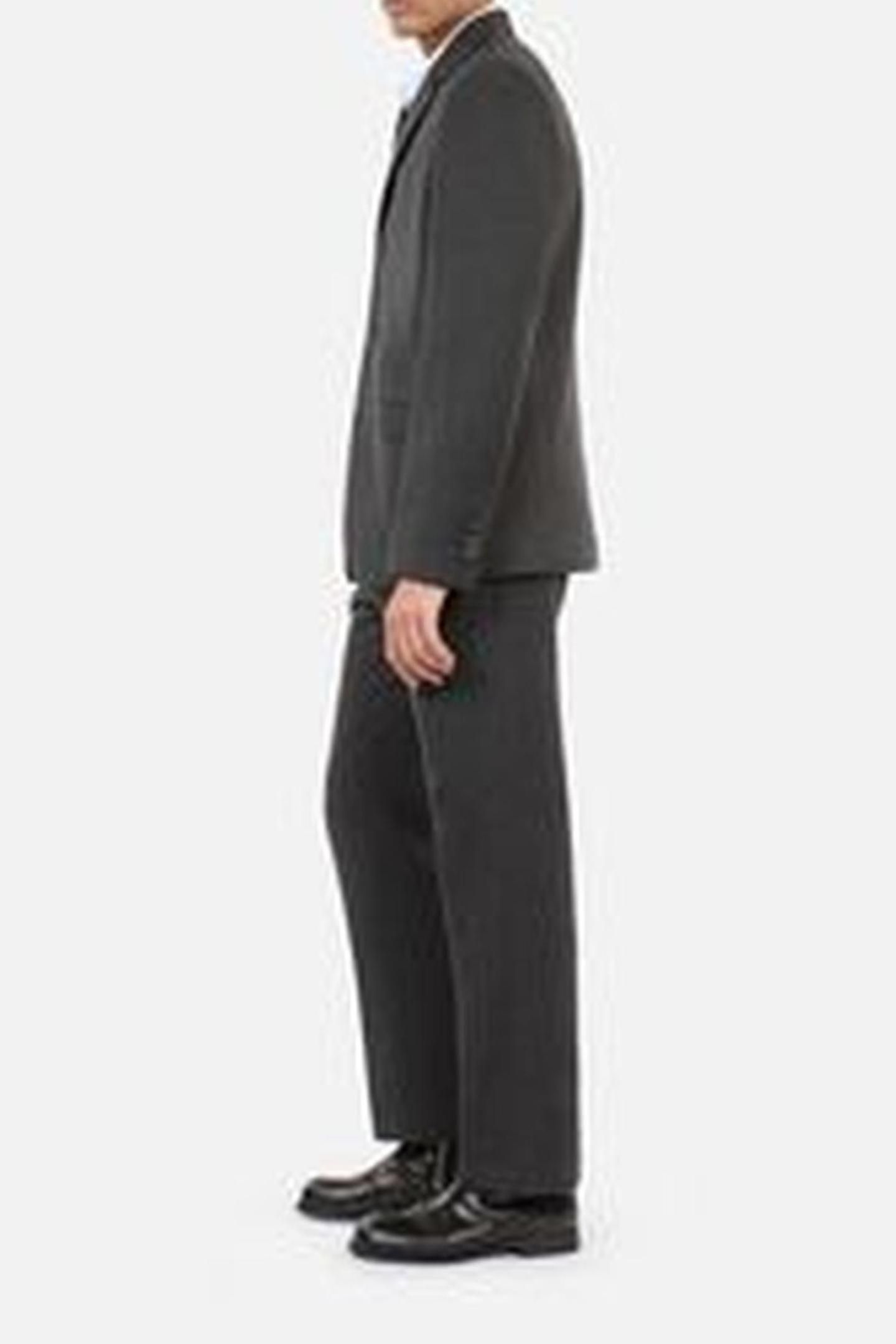 3-BUTTON SUIT JACKET BLACK GREY 7