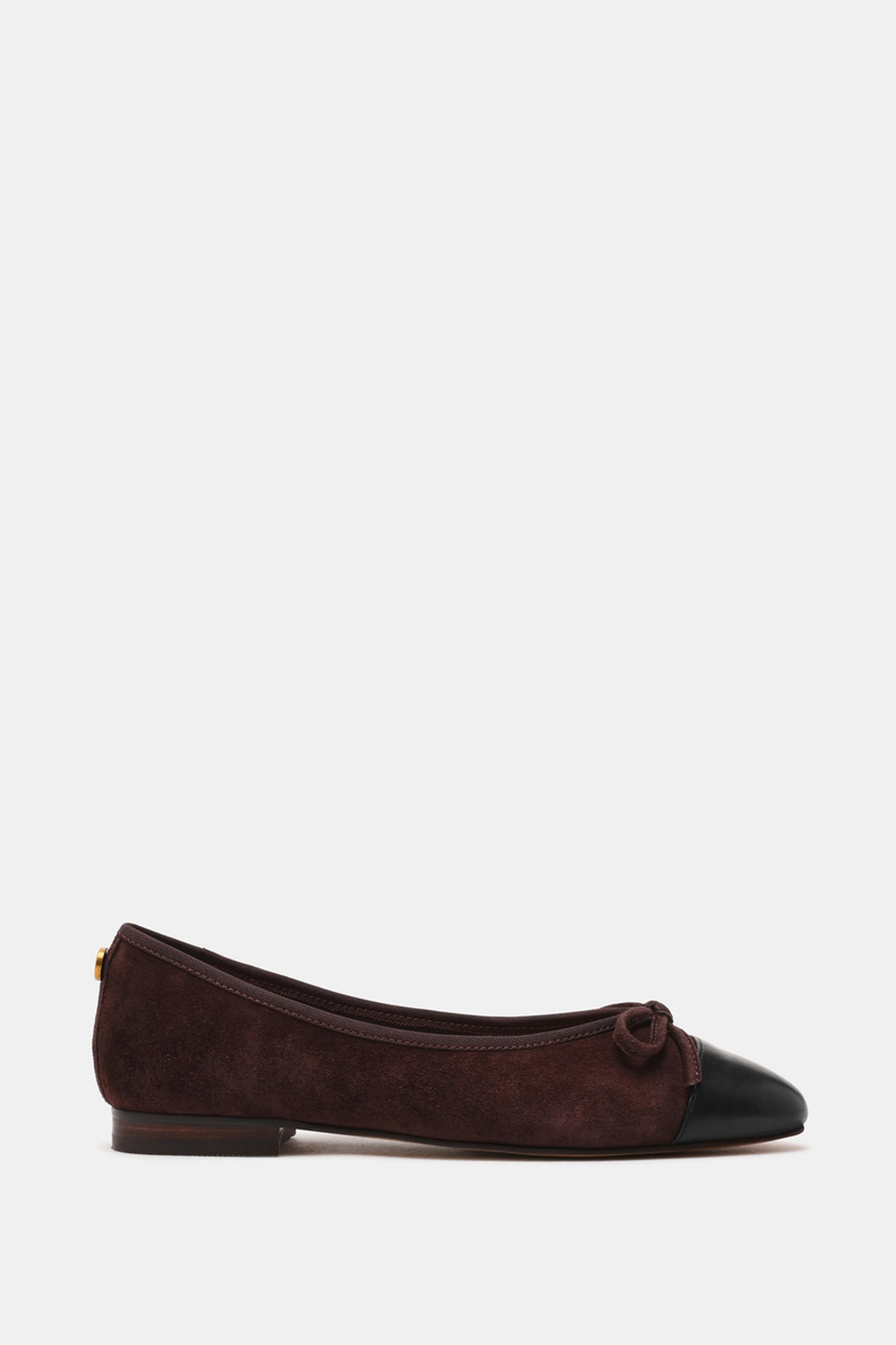 ELLISON FLAT SHOES GROUND COFFEE SUEDE 1