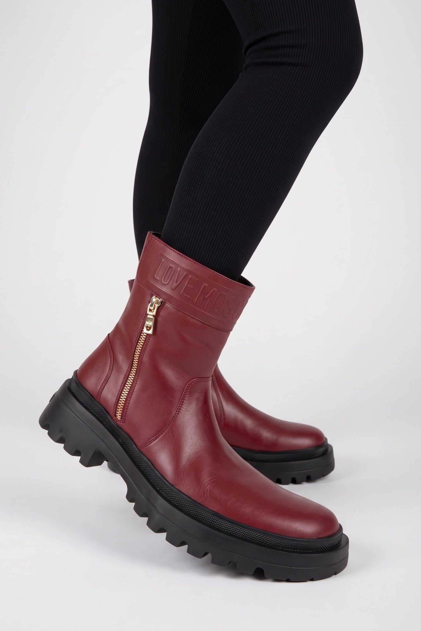 ANKLE BOOTS RED 4