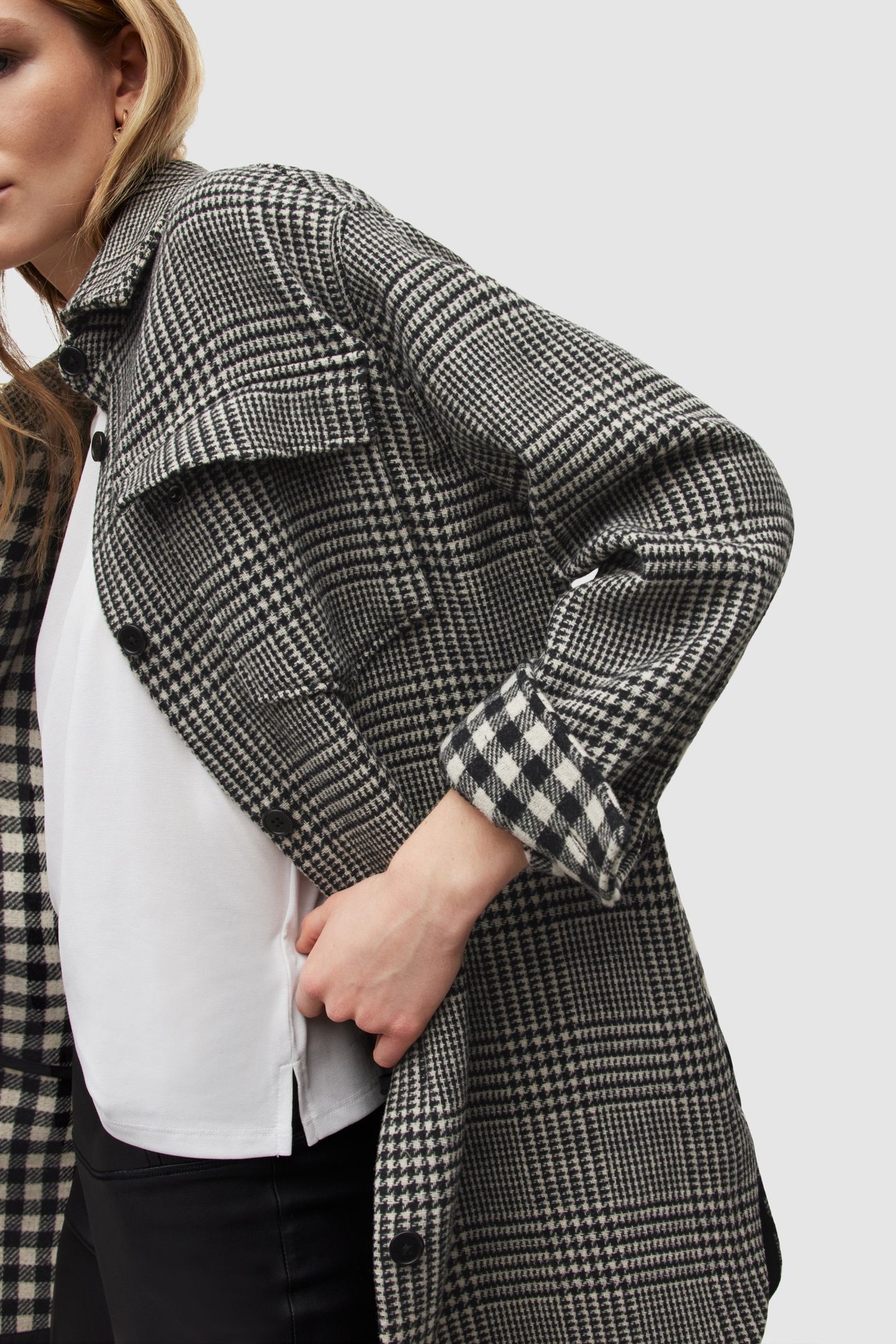 SOPHIE MONO JACKET BLACK/WHITE 9