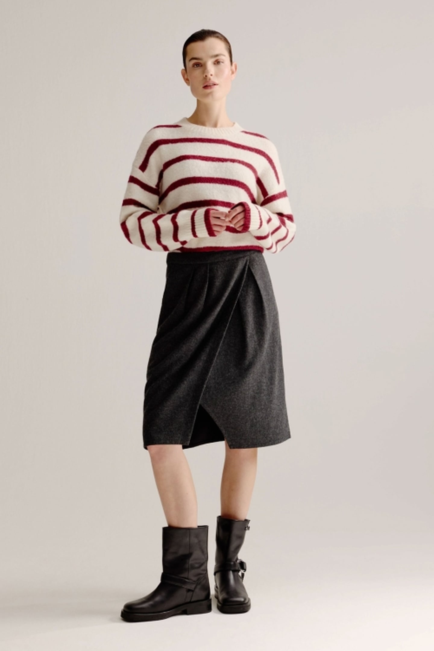 LEXIE SKIRT ANTHRACITE 2