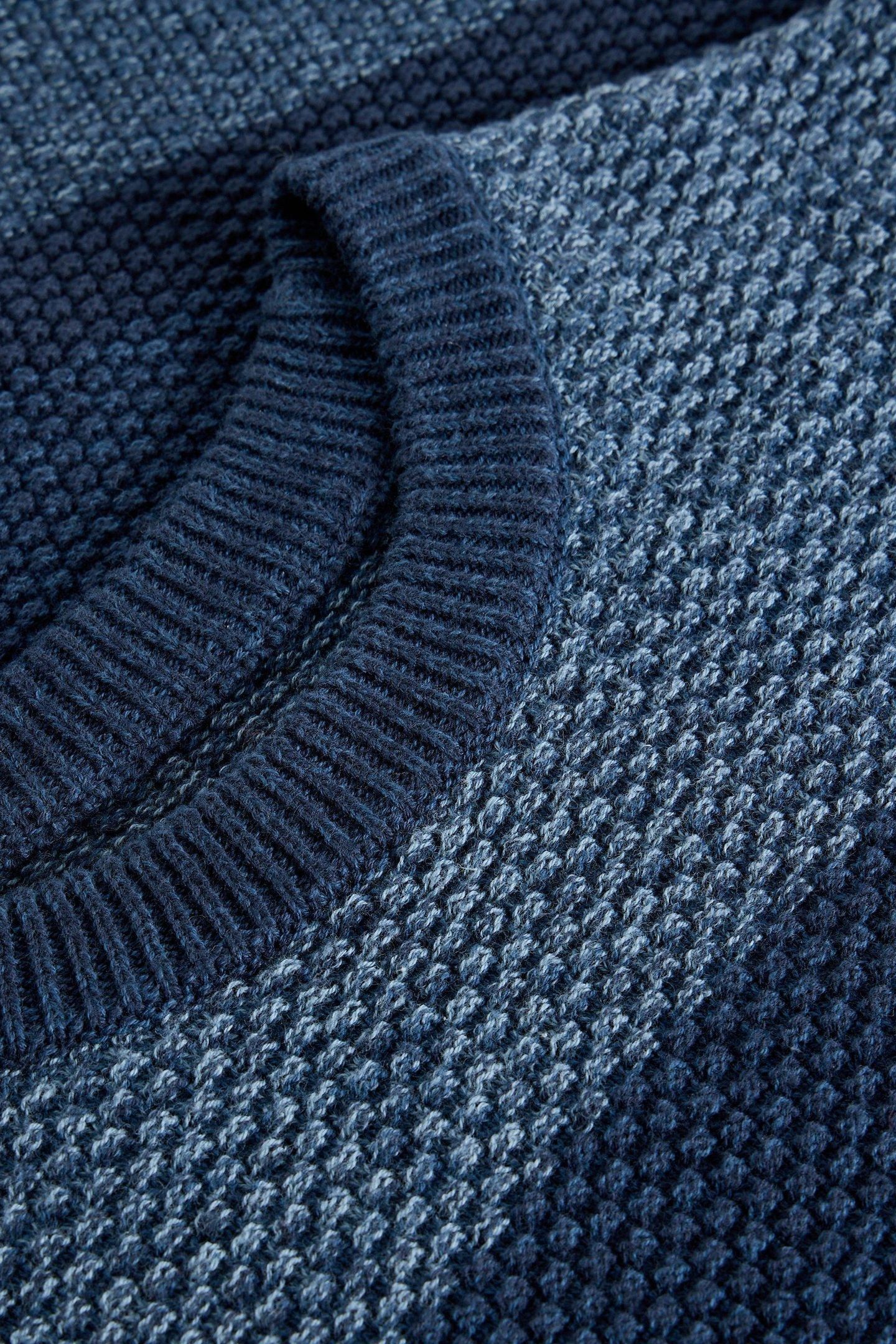 SPACE DYE CREW NAVY MULTI 3