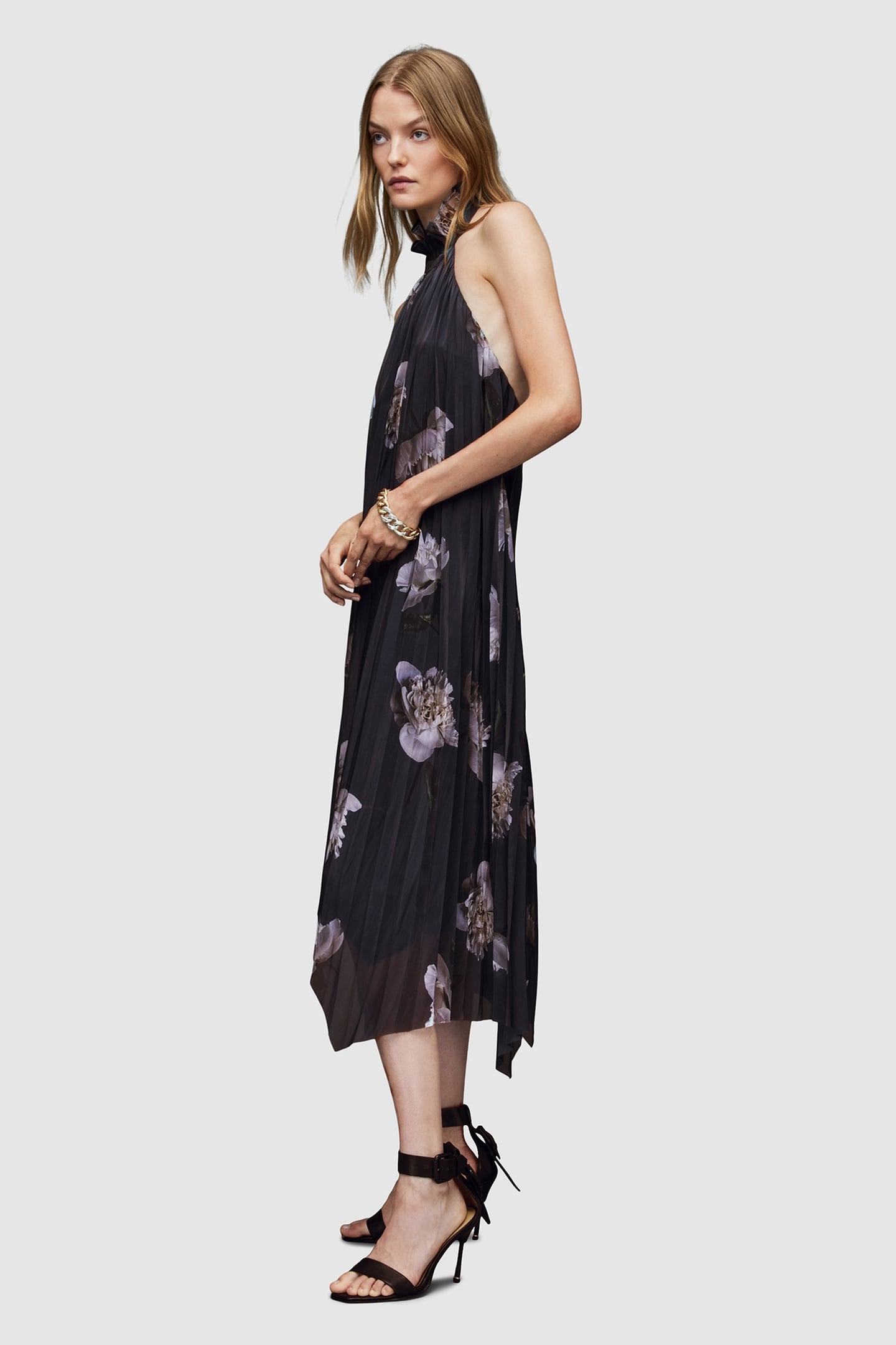 ALAYA CORDELIA DRESS SMOKE GREY 3