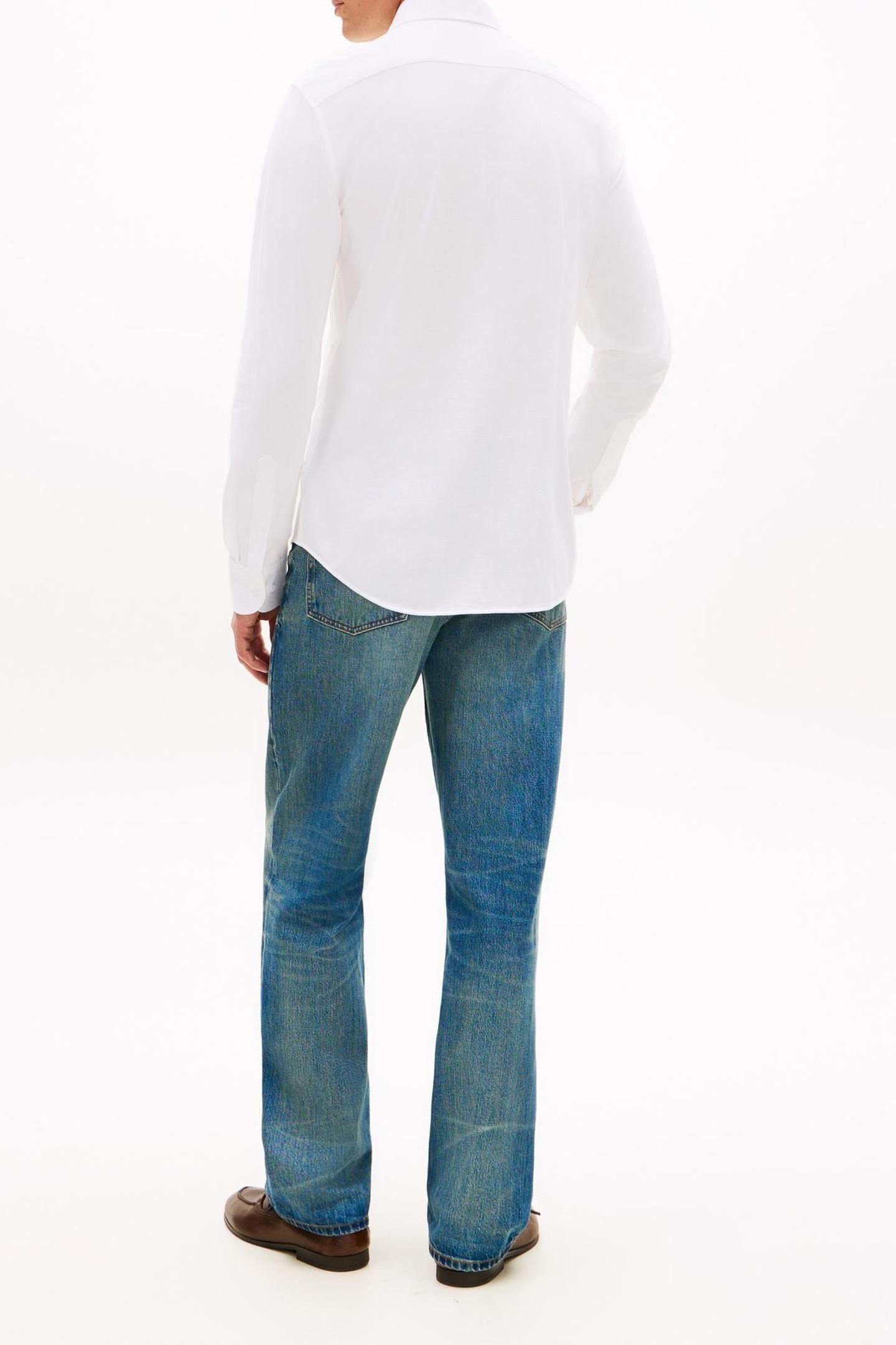 CL KNITTED SOLID SHI WHITE 2