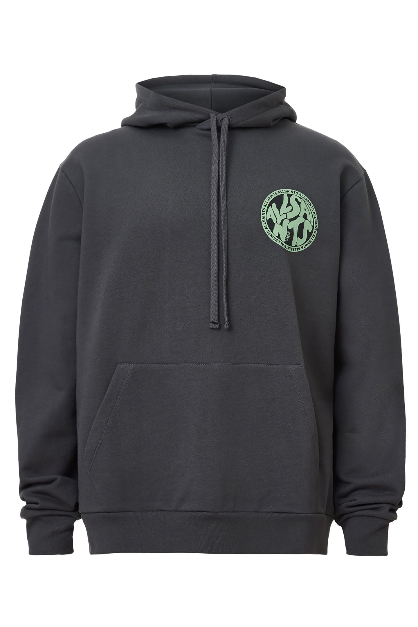 DISTORTION OTH HOODY WASHED BLACK/GREEN 7
