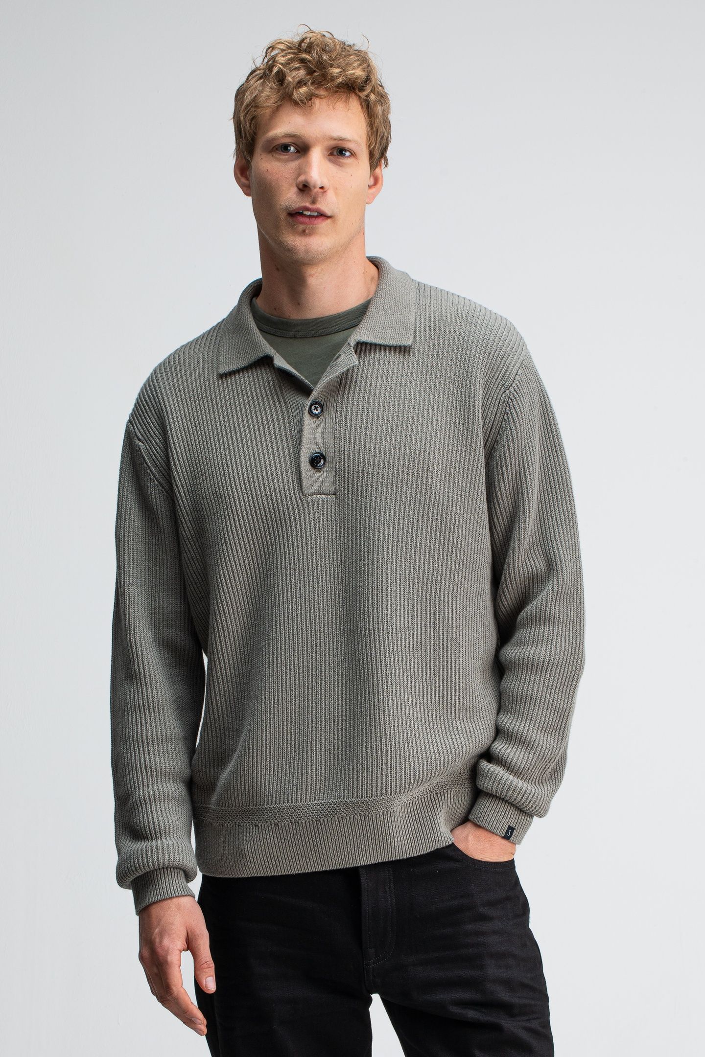 GALWAY POLO LS GRANITE GREEN 1