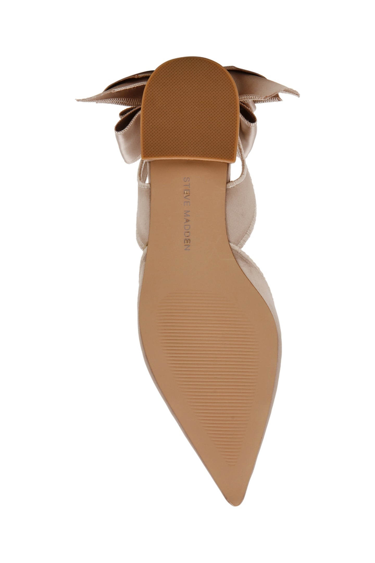 SYNTHIA FLAT SHOES TAUPE SATIN 5
