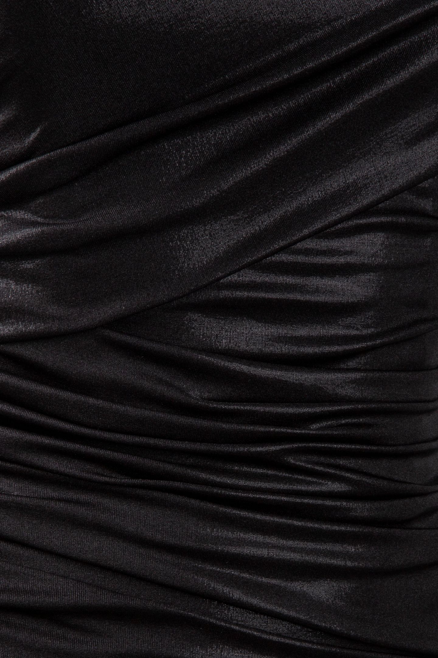 PETRA OFFSHOULDER DR SHINY BLACK 4