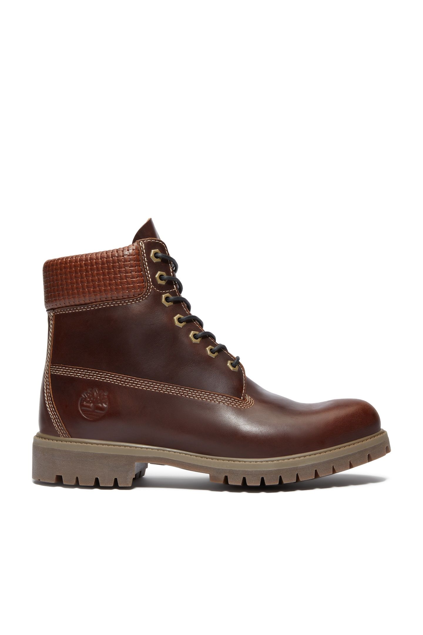 PREMIUM 6 INCH LACE UP WATERPROOF BOOT BROWN FULL GRAIN 1