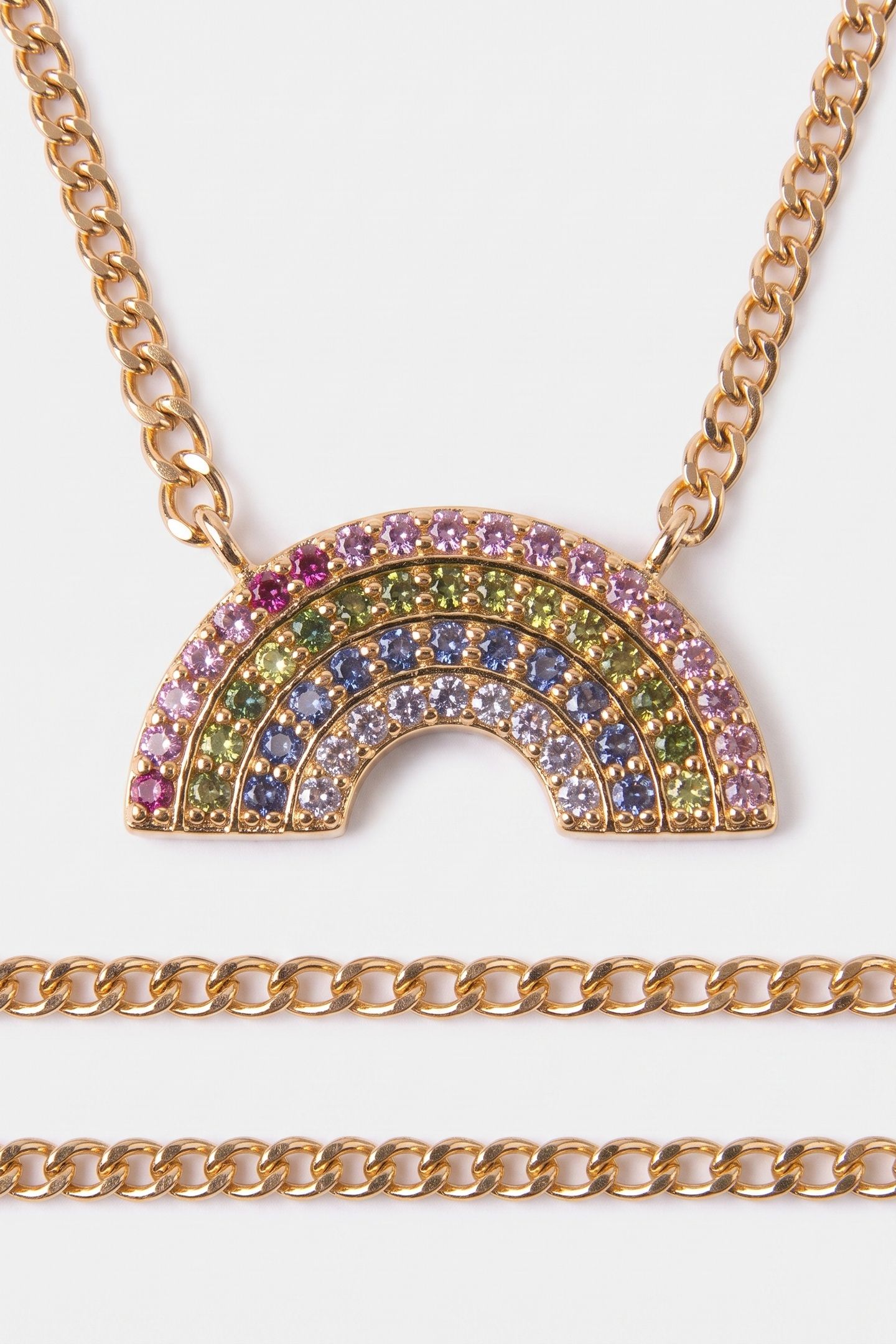 RAINBOW LOVE KETTE GOLD 4