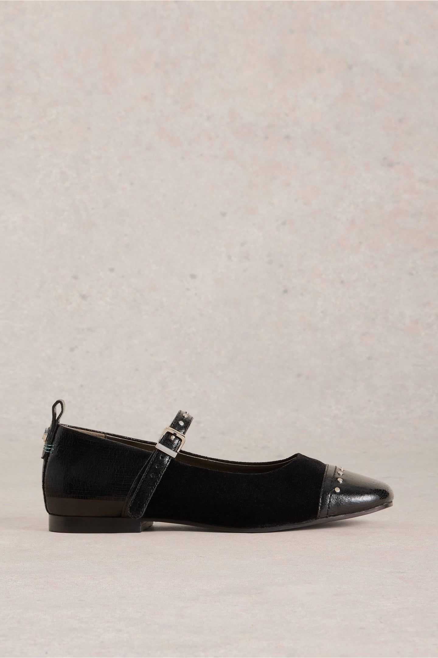 LORAL STUD MARY JANE PURE BLACK 2