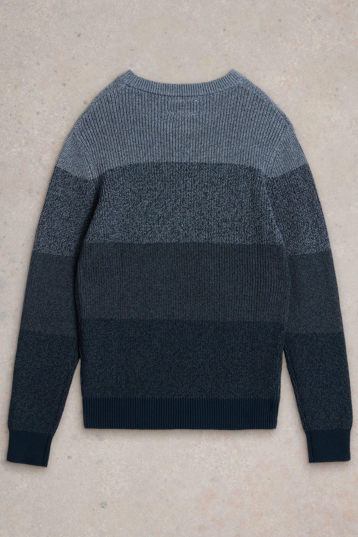TWISTED COLOURBLOCK CREW DARK NAVY 2
