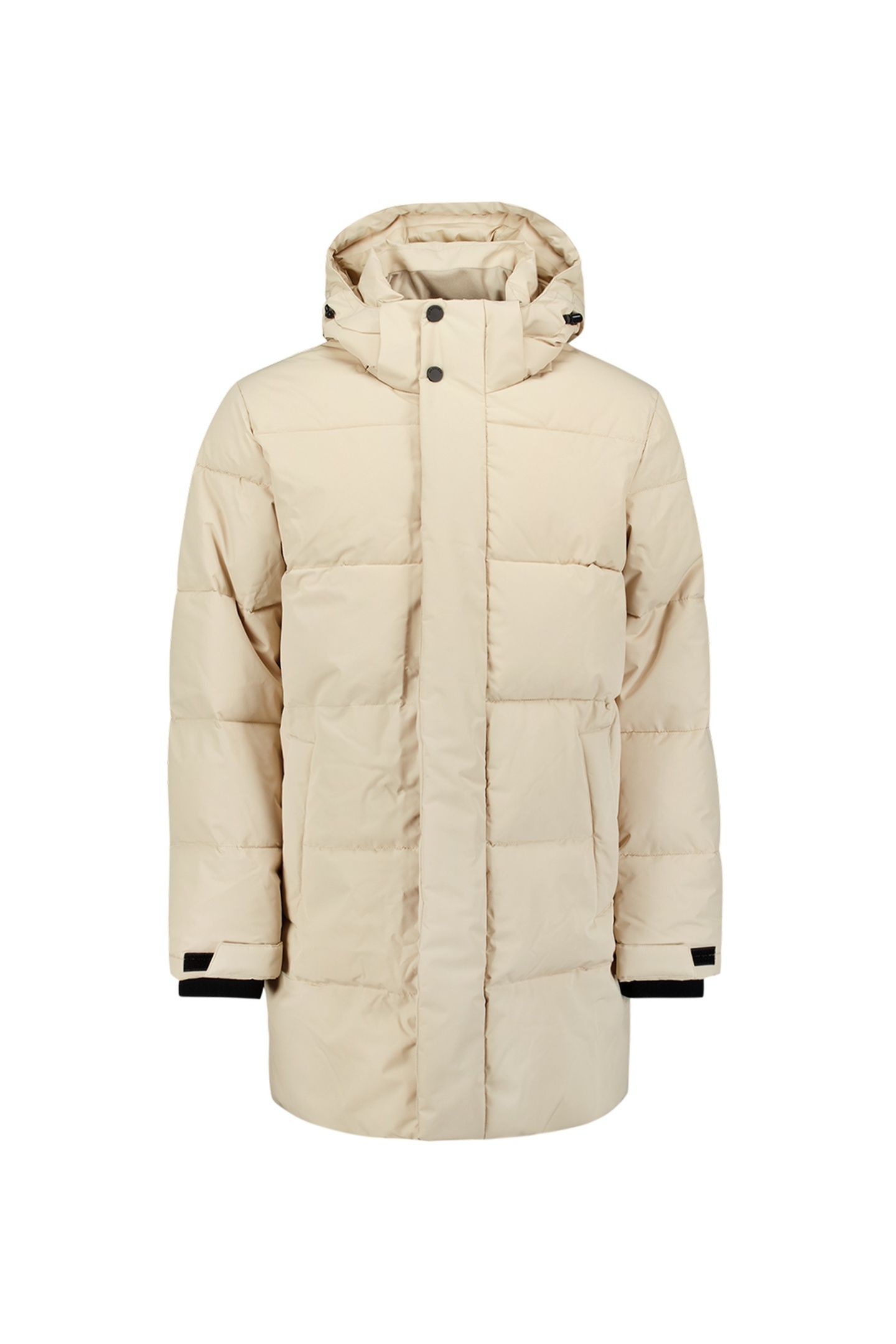 JACKET LONG PARKA HOOD PADDED CREAM 5