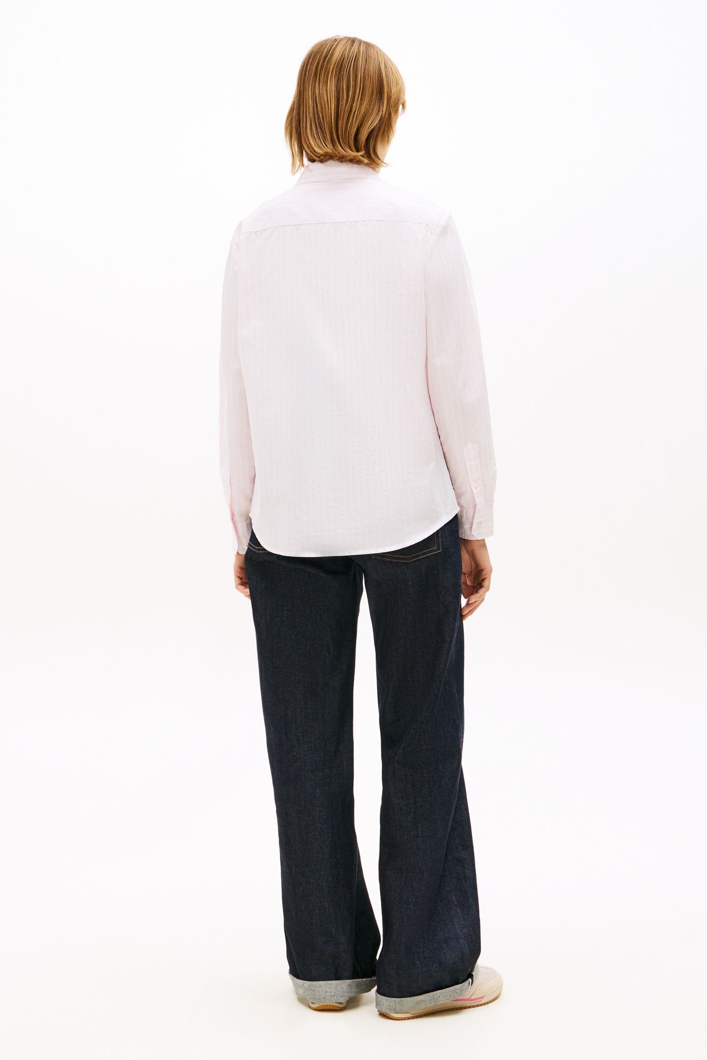 REGULAR POPLIN SHIRT PEARLY PINK/STRIPE 3