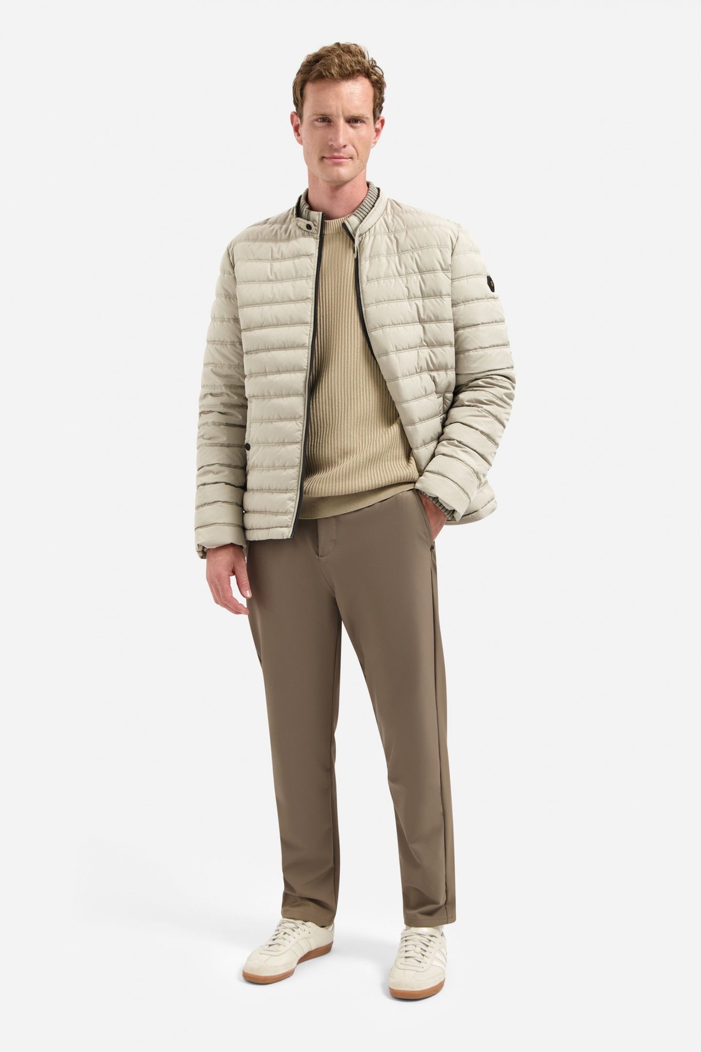 PULLOVER CREWNECK RIB SAND 2
