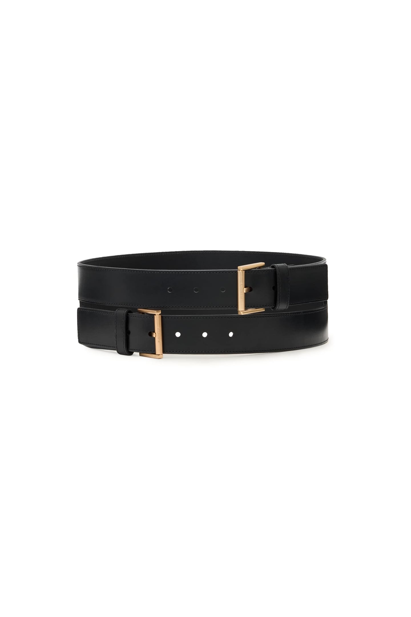 REI WAIST BELT BLACK/WARM BRASS 1