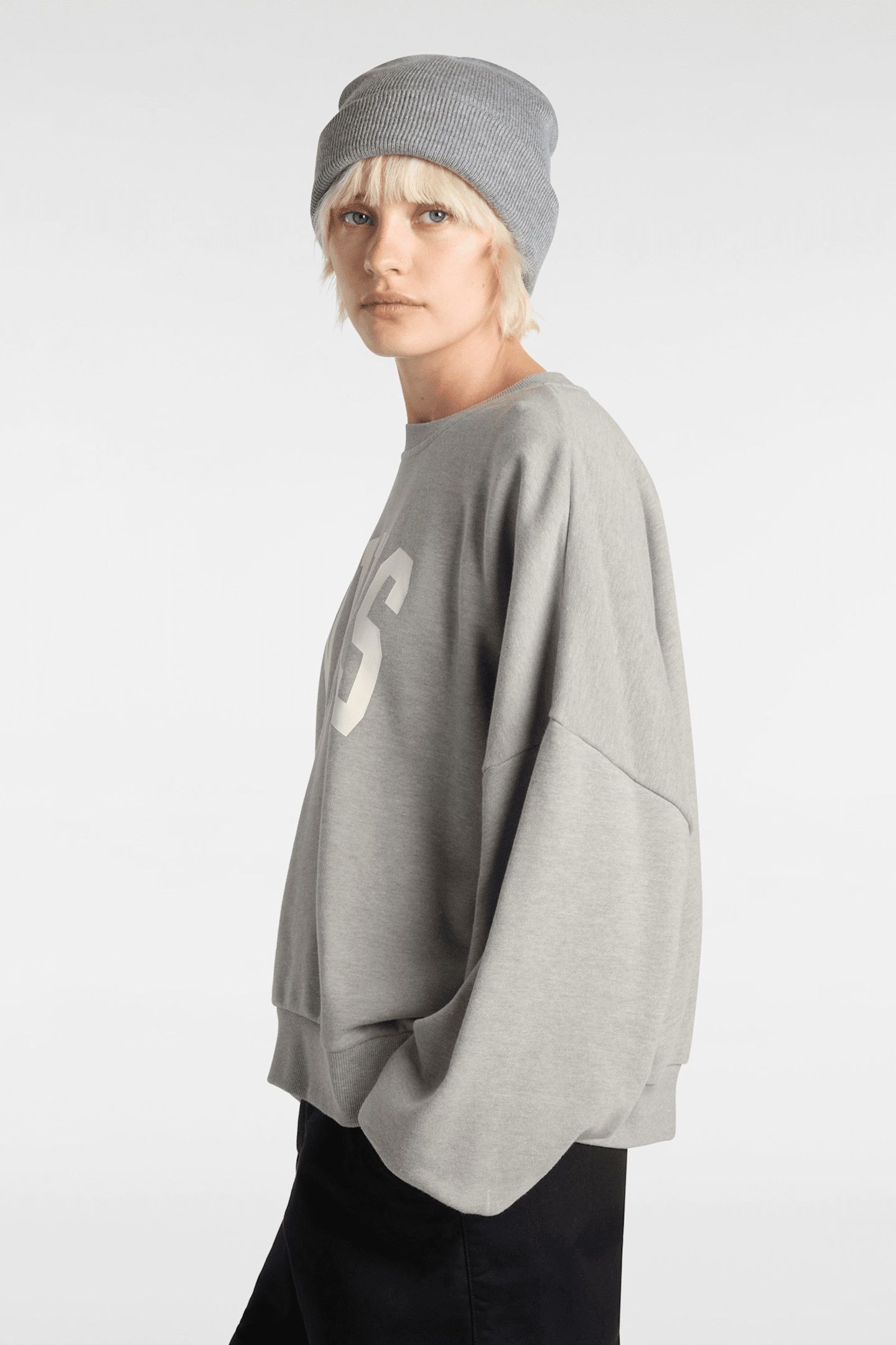 STADIUM LOOSE CREW GREY 4