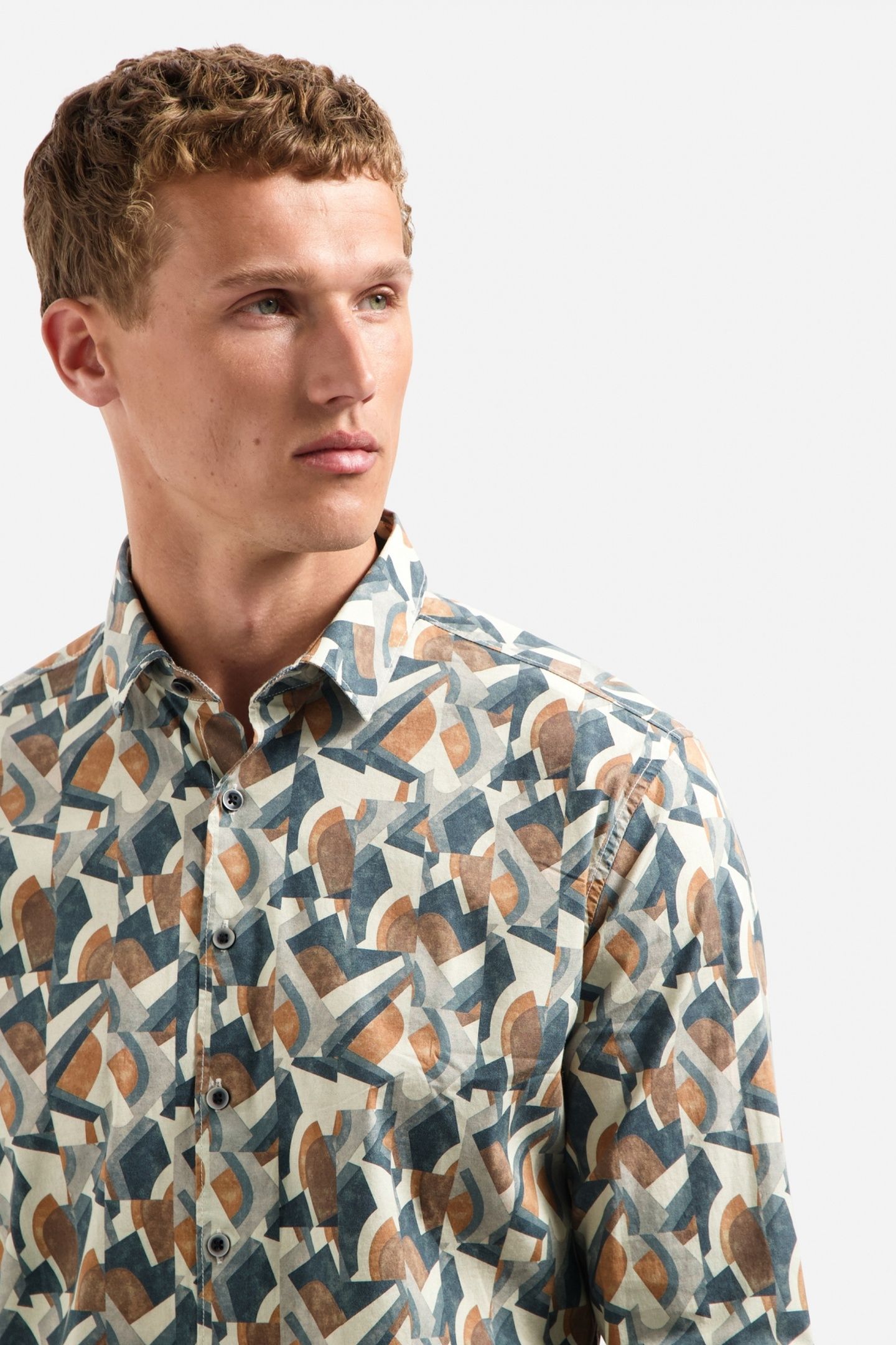 SHIRT STRETCH ALLOVER PRINTED NIGHT 7