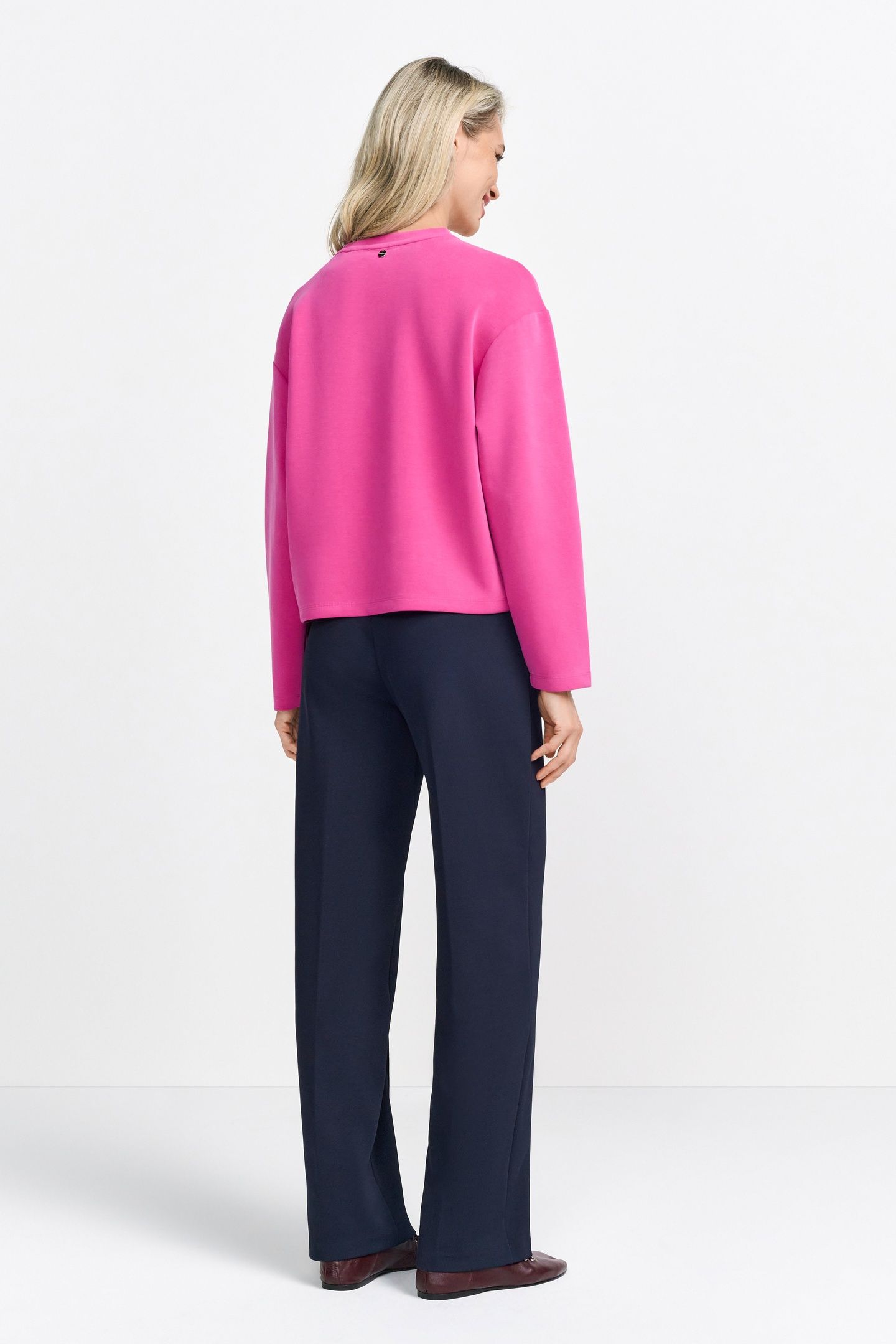T PEACHED CREW RASPBERRY PINK 3