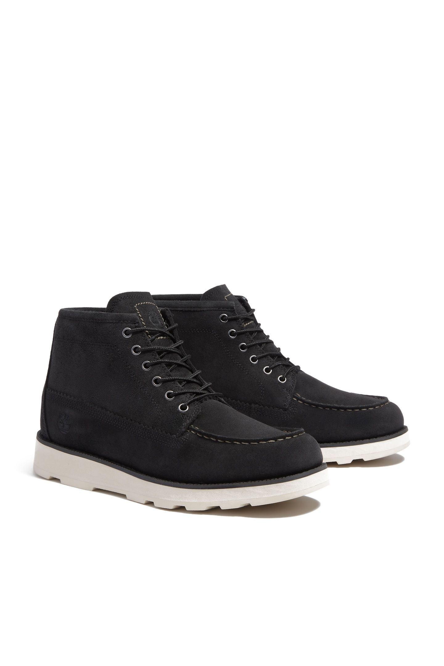 BRITTON MILLS MID LACE UP CHUKKA BOOT BLACK SUEDE 4