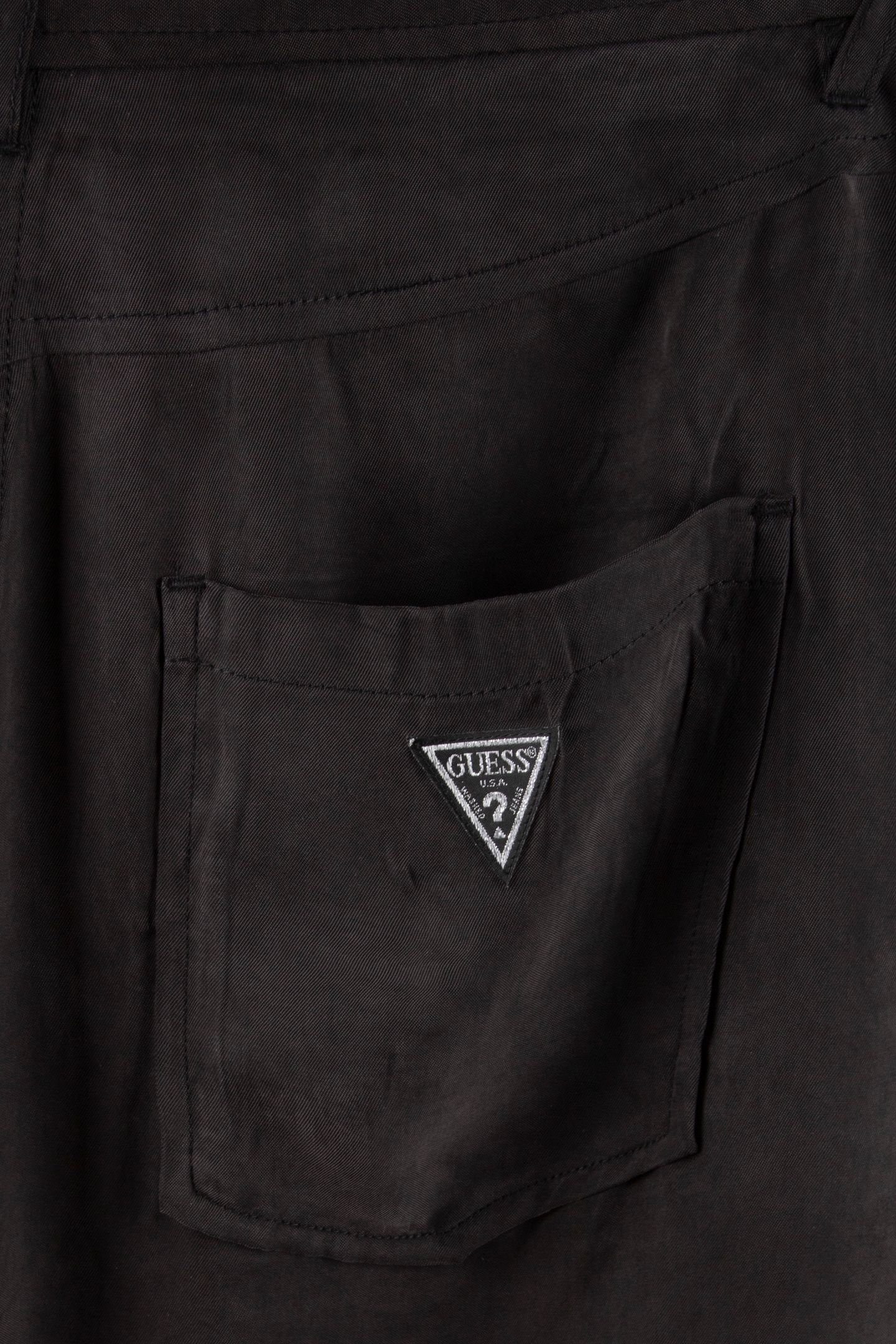 GUESS ECO ENORA STRAIGHT PANT JET BLACK A996 5