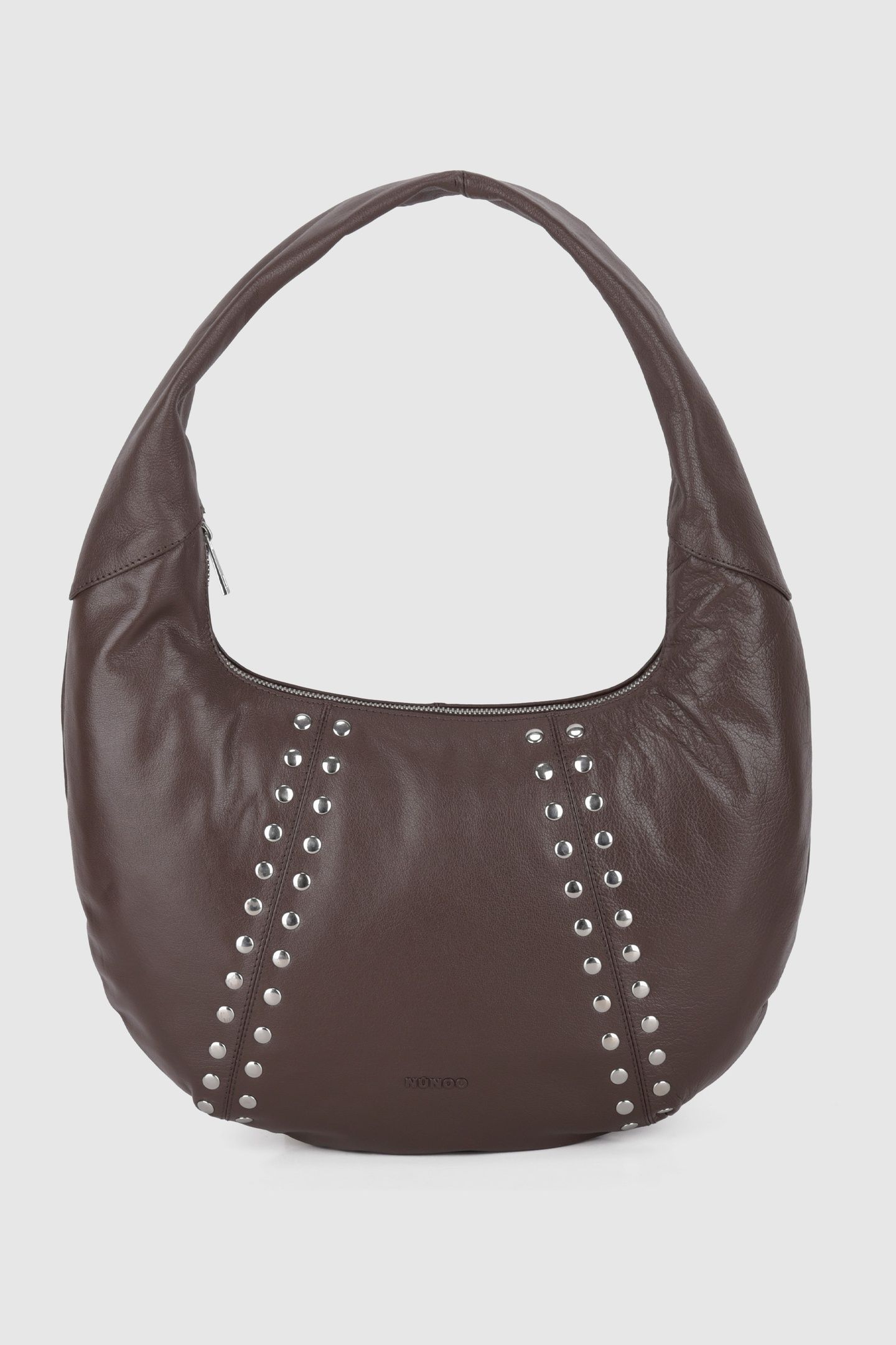 SMALL GABI RIVET MOUNTAIN DARK BROWN 1