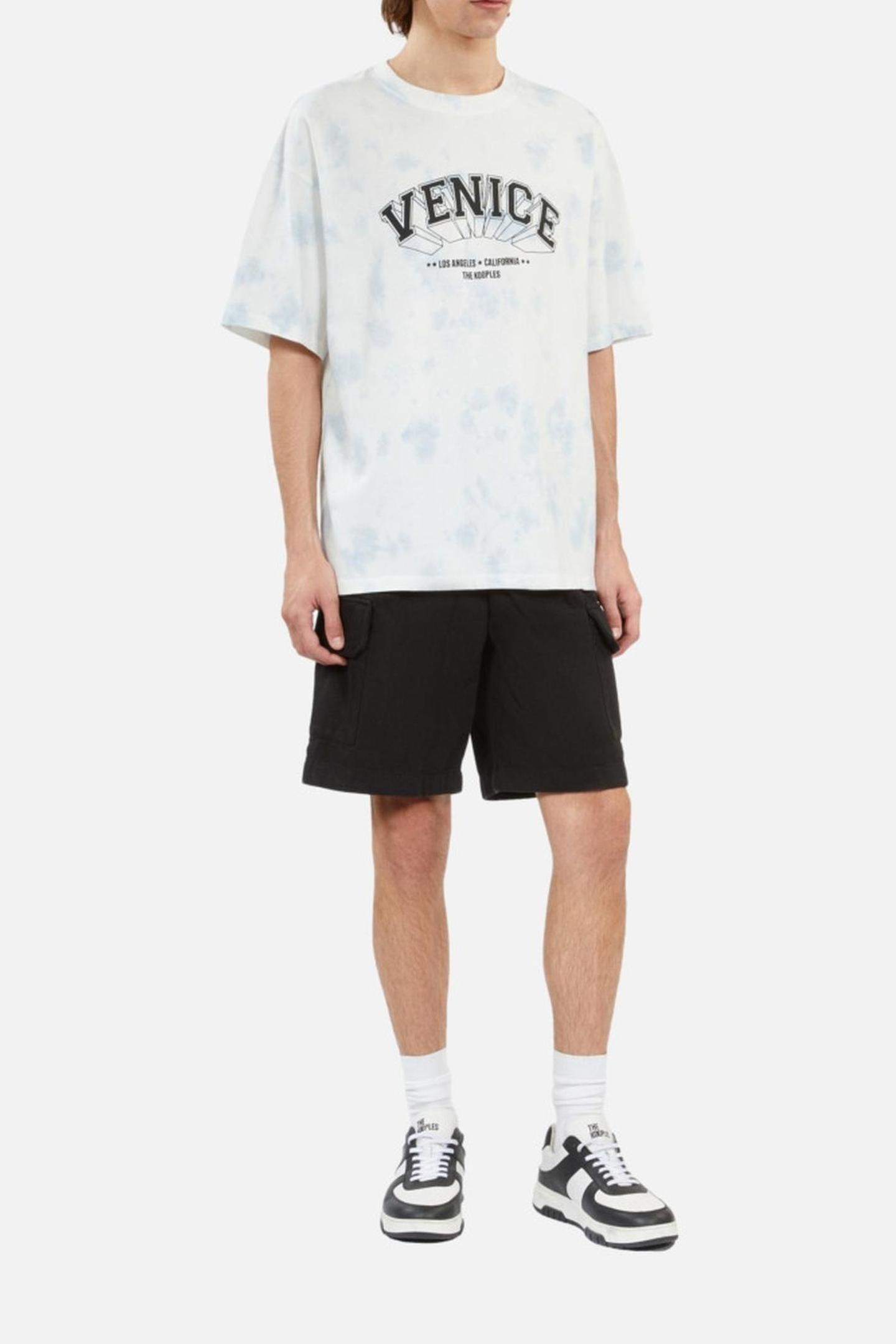 T-SHIRT AVEC PRINT CITY TIE AND DYE LAVENDER 3