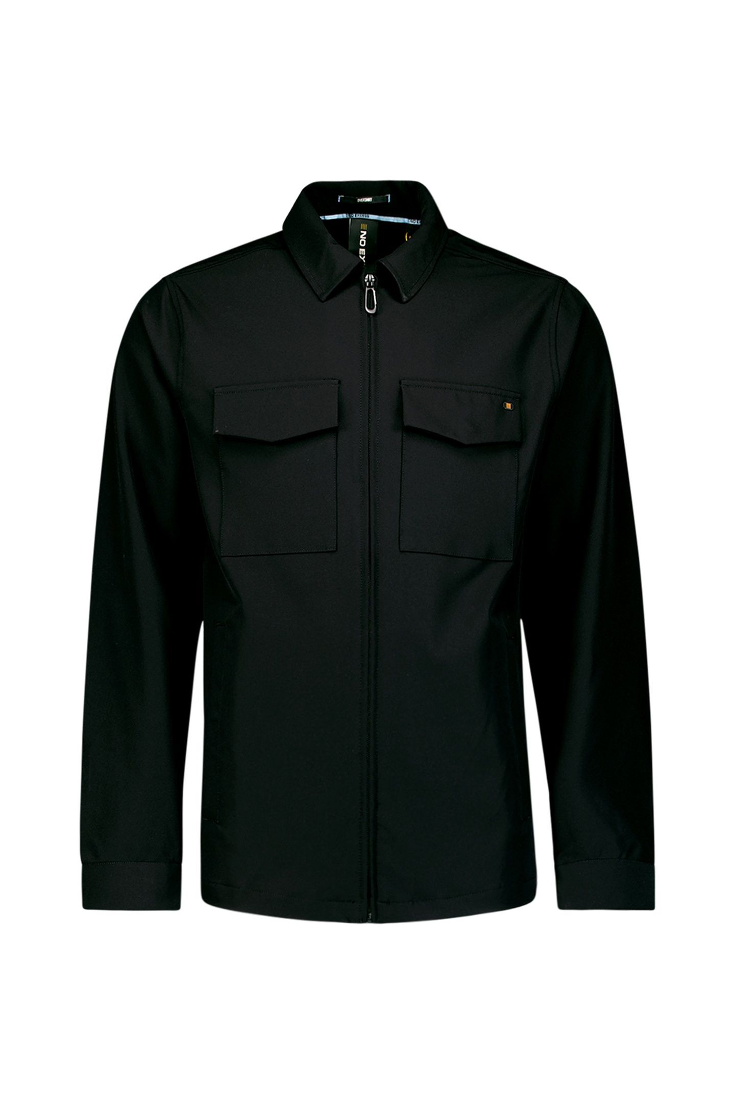 OVERSHIRT FULL ZIPPER STRETCH SEDOC BLACK 4