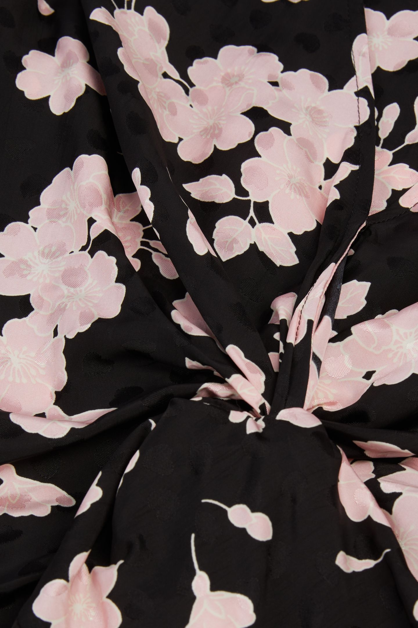 JACQUARD LONG SLEEVE TOP BLACK/PINK 4