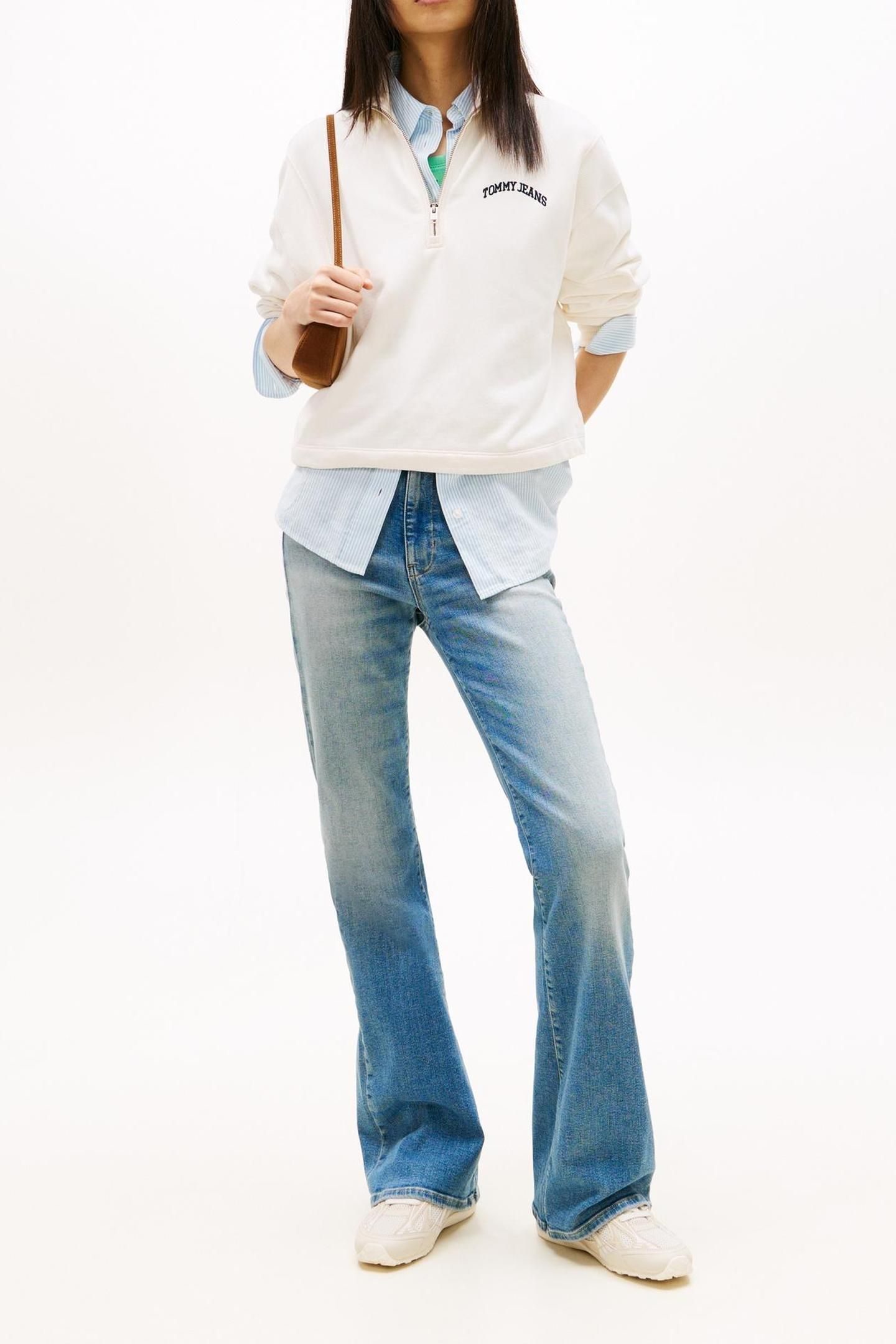 SYLVIA HIGH FLARE DENIM MEDIUM 1