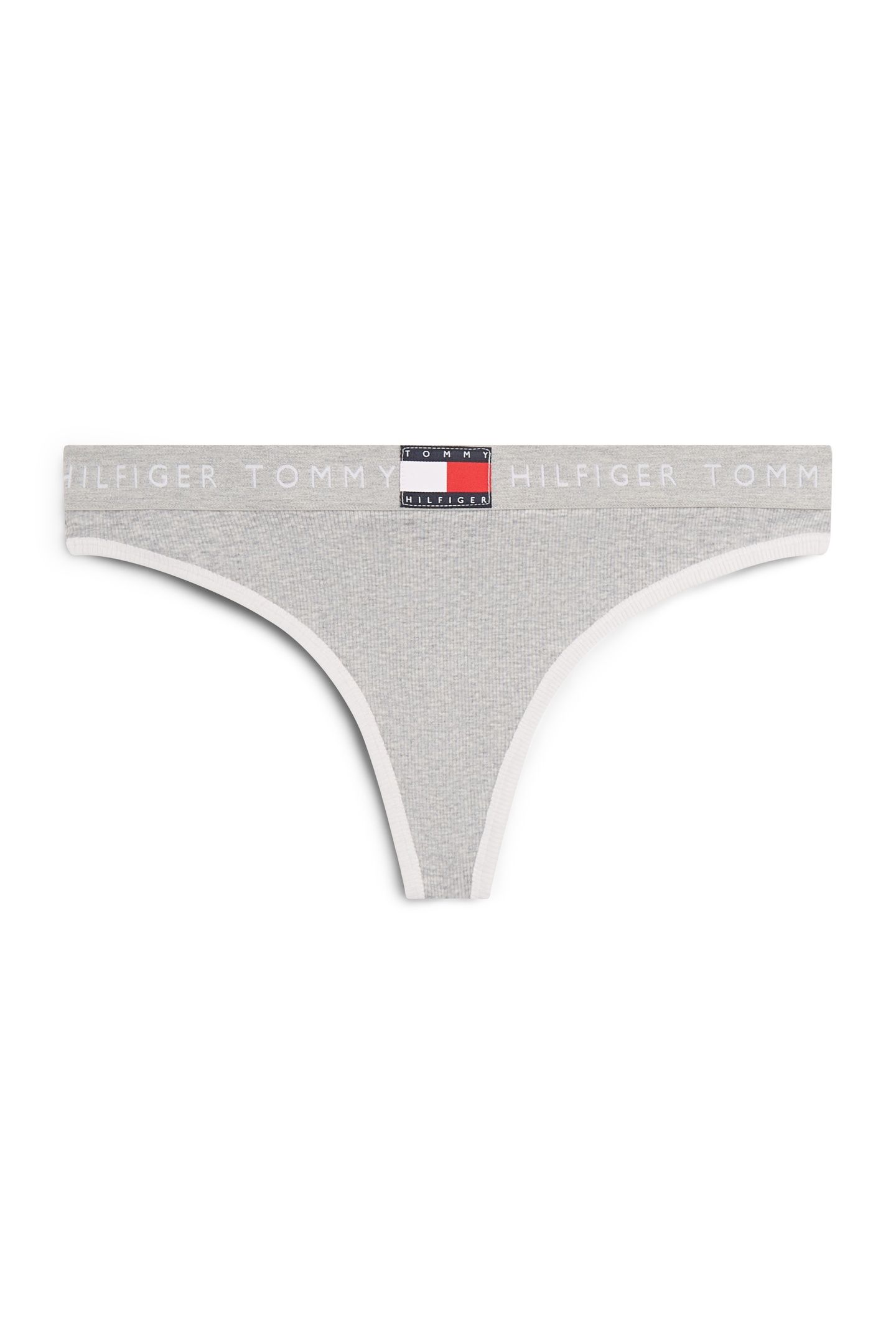 RIB THONG LIGHT GREY HEATHER 4