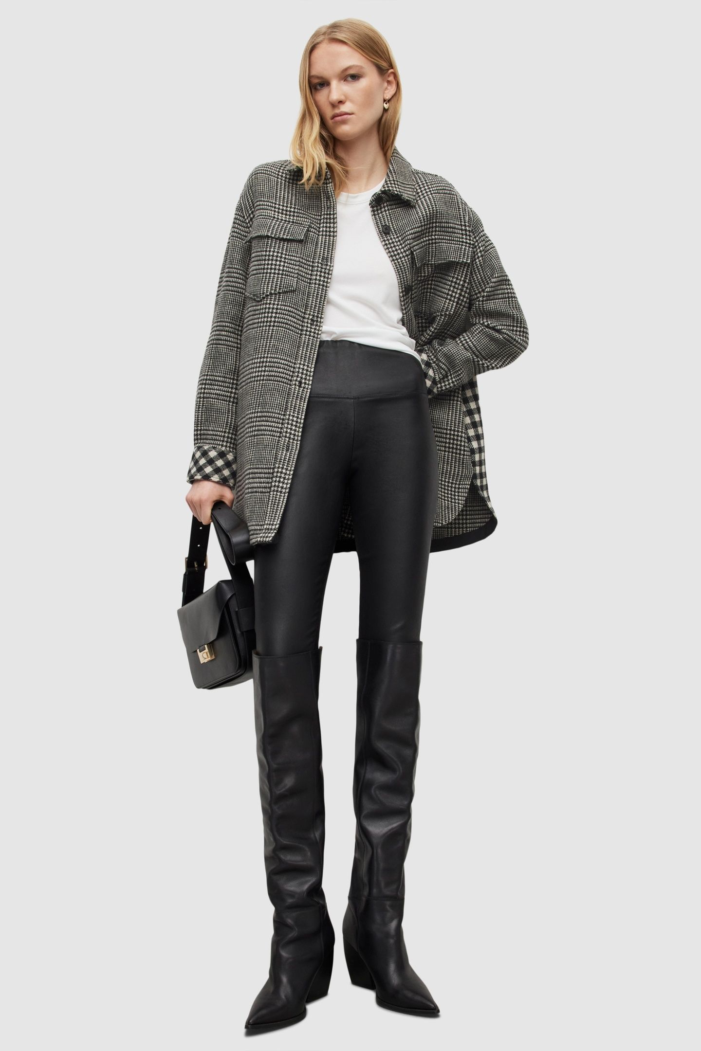 SOPHIE MONO JACKET BLACK/WHITE 1