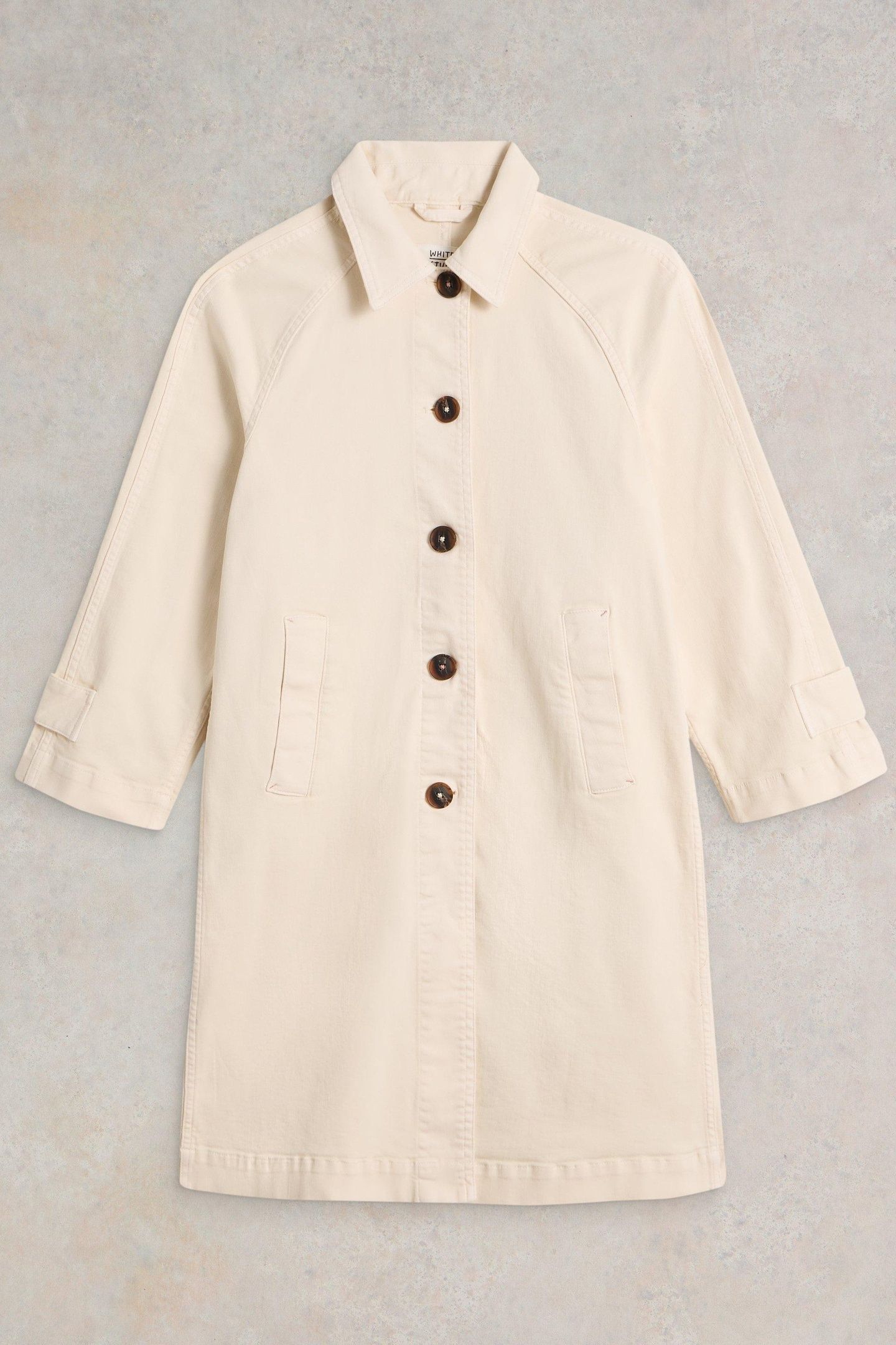 OAKLEIGH DENIM COAT LIGHT NATURAL 4