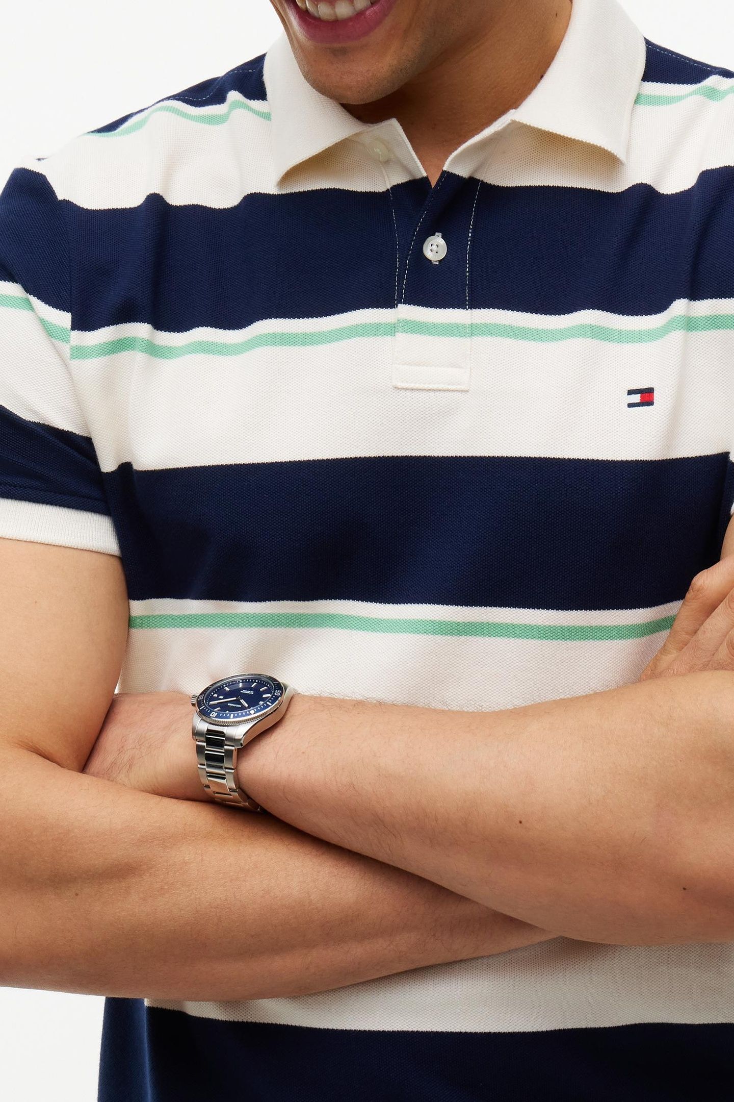 VARIED ROADMAP STRIPE CARBON NAVY/MULTI 5