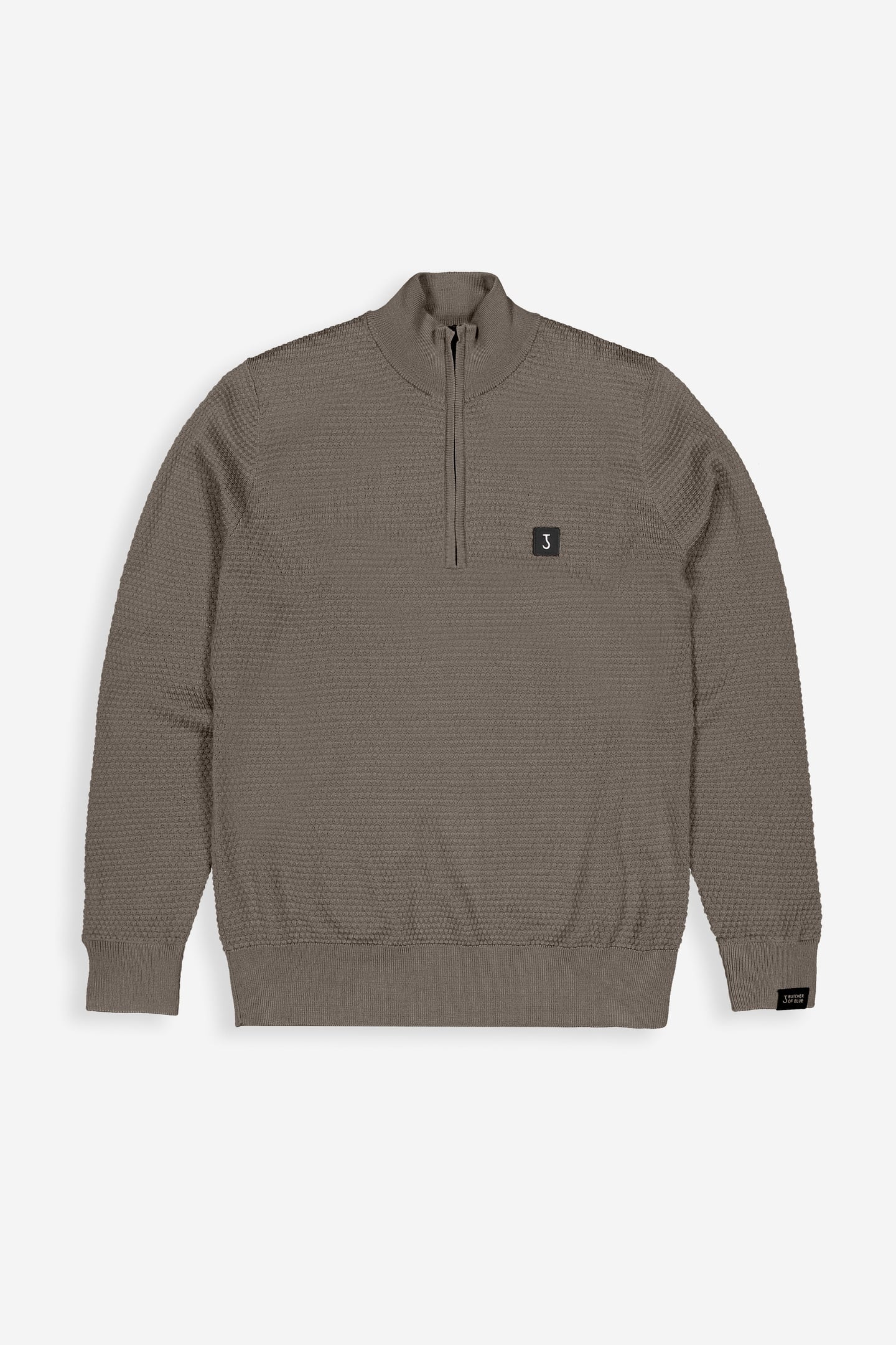 STRUCTURE HALFZIP MOCHA BROWN 3