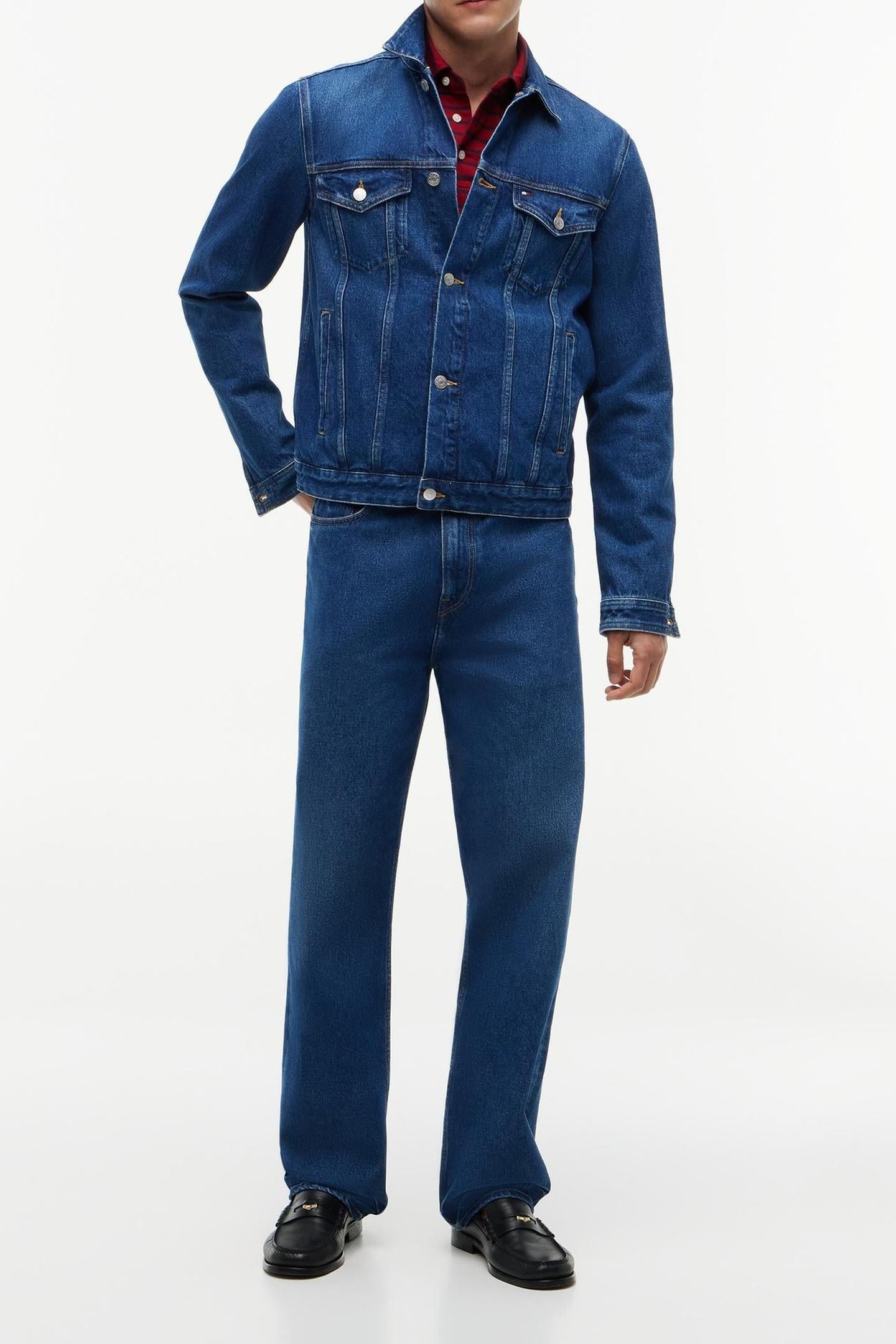 REGULAR TRUCKER JACKET IKE BLUE 1