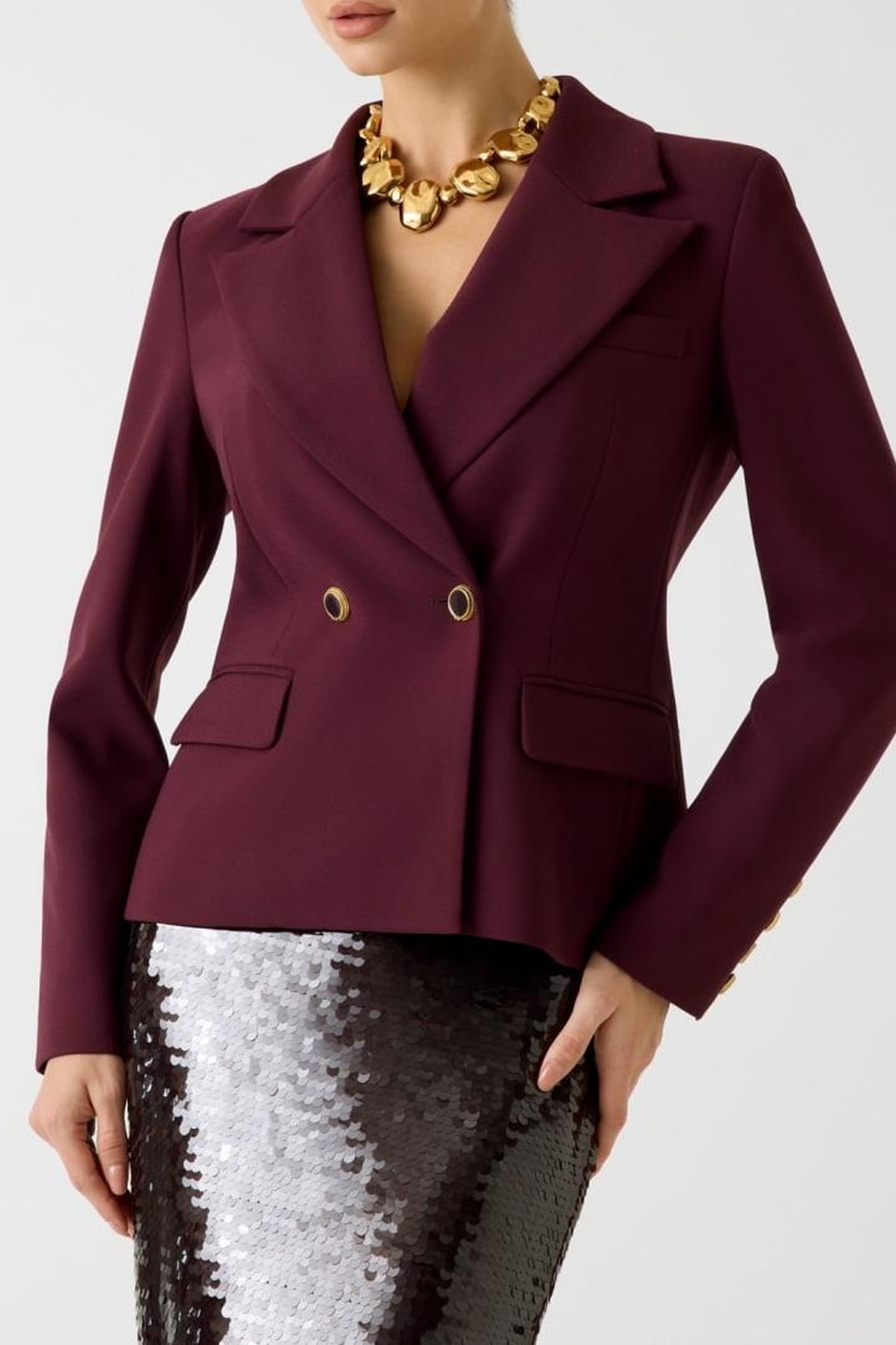 LIA FIT DOUBLE BRST REGAL PLUM 2