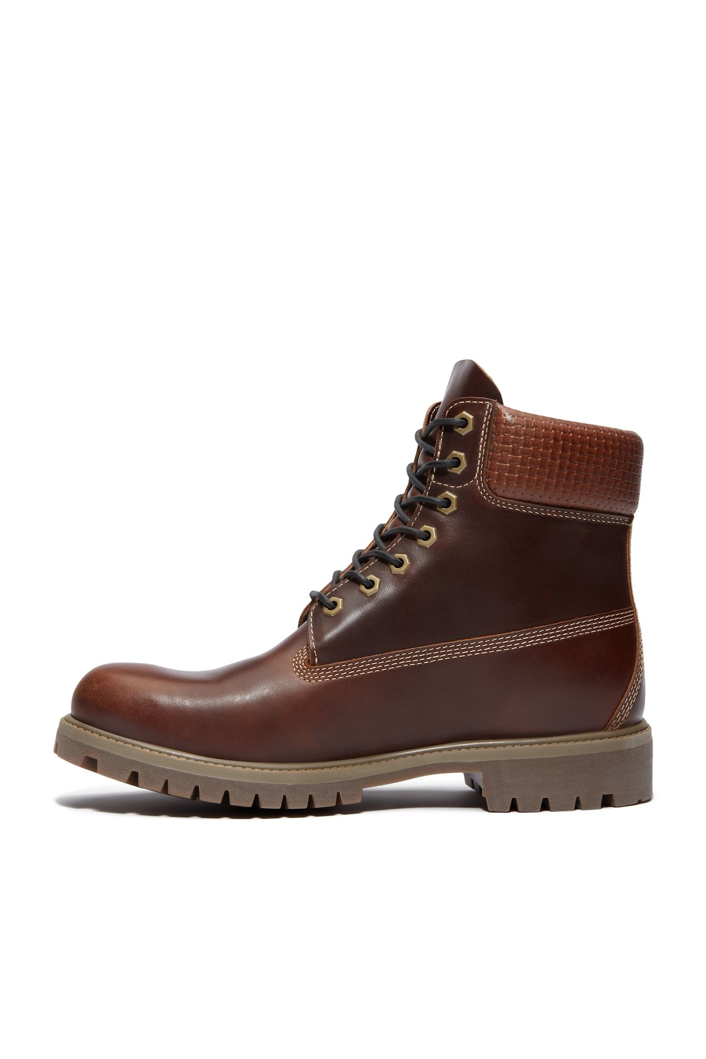 PREMIUM 6 INCH LACE UP WATERPROOF BOOT BROWN FULL GRAIN 5