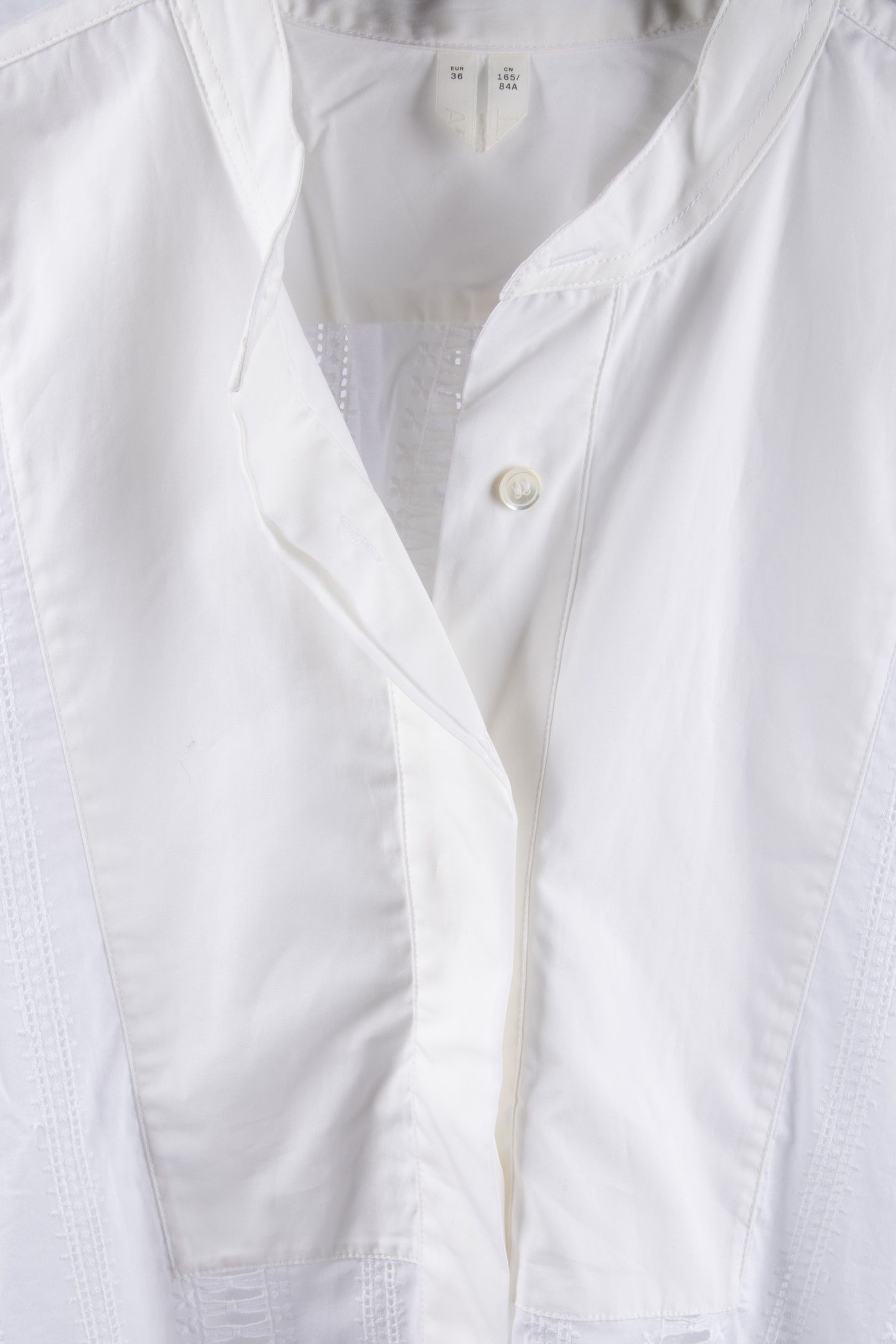 HAGA BRODERIE SHIRT WHITE 4