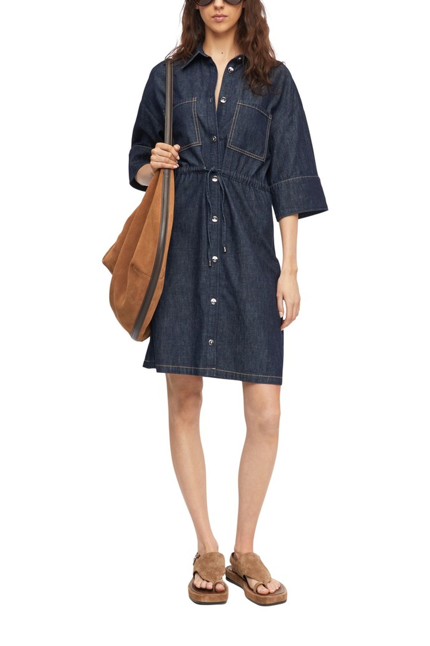 COMMA DRESSES BLUE DENIM 2
