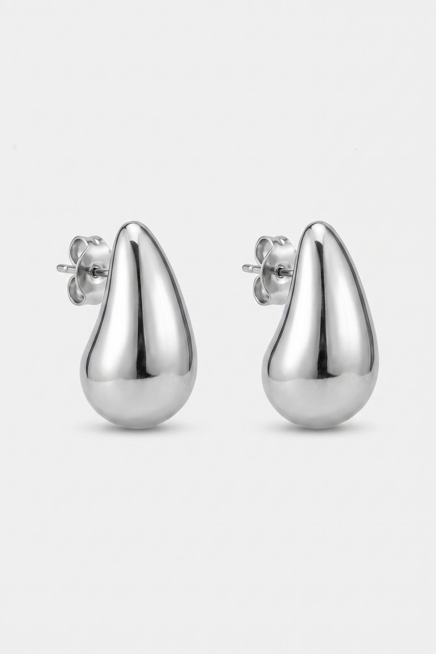 DROPLET OHRRINGE SILVER 4