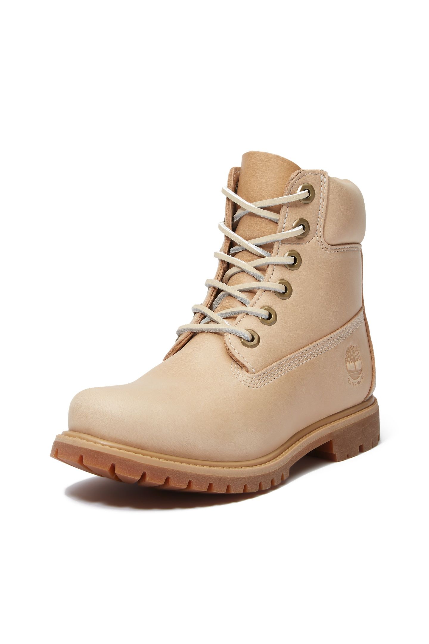 PREMIUM 6 INCH LACE UP WATERPROOF BOOT MEDIUM BEIGE FULL GRA 5