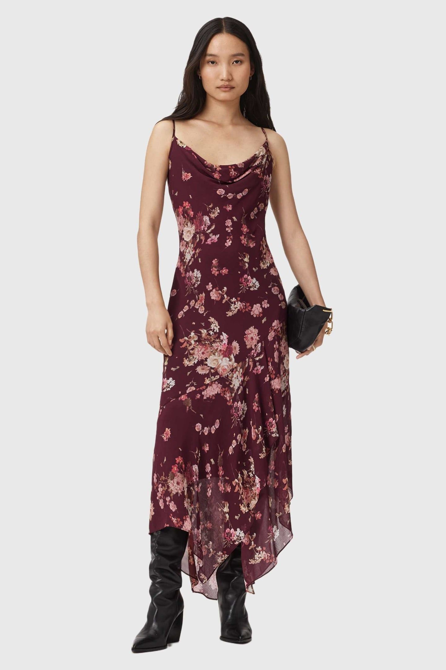 CHARLOTTE DRESS ARMADA WINE RED 1