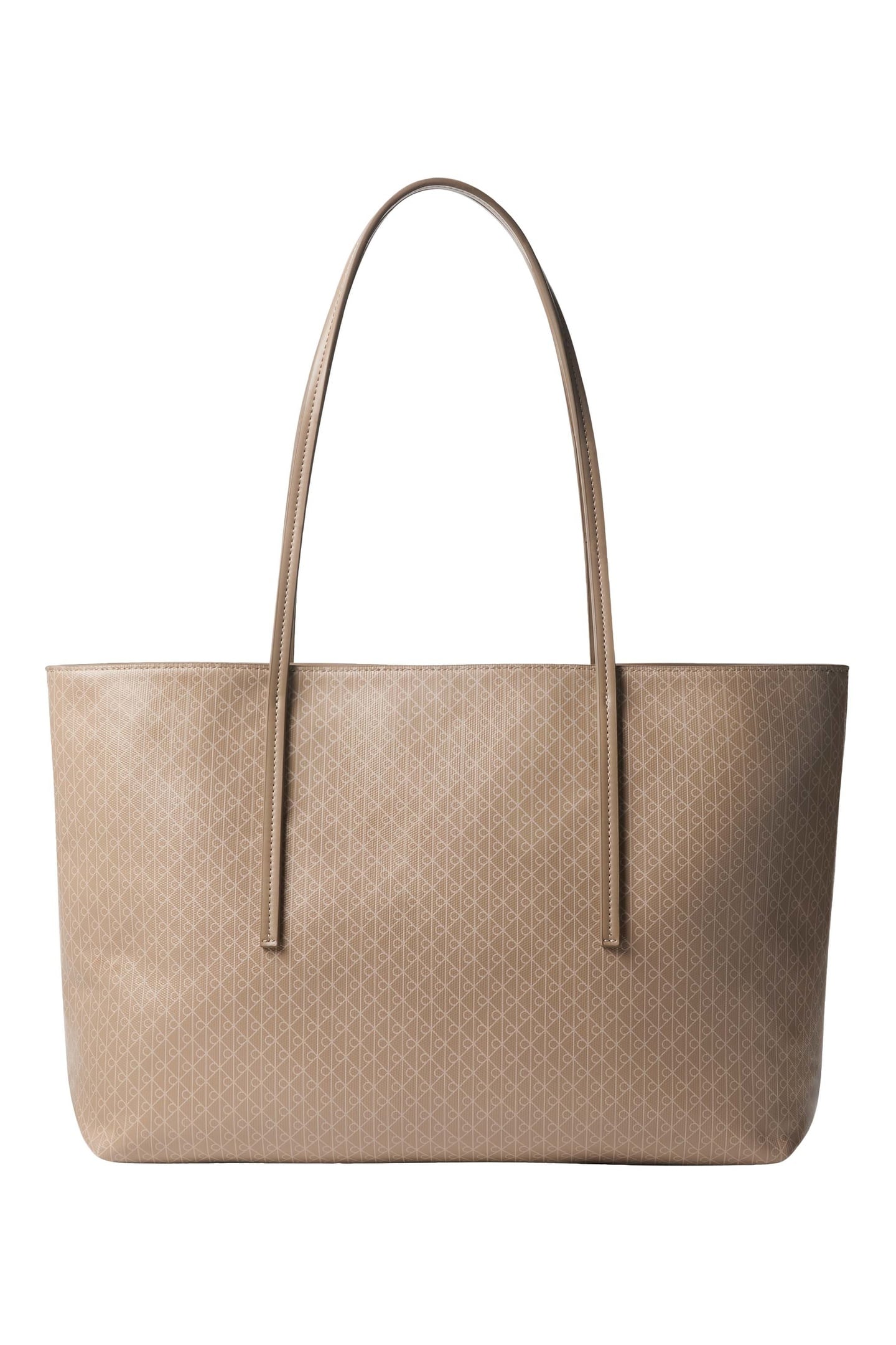 EMBLEM AOP TOTE DESERT TAUPE AOP 1