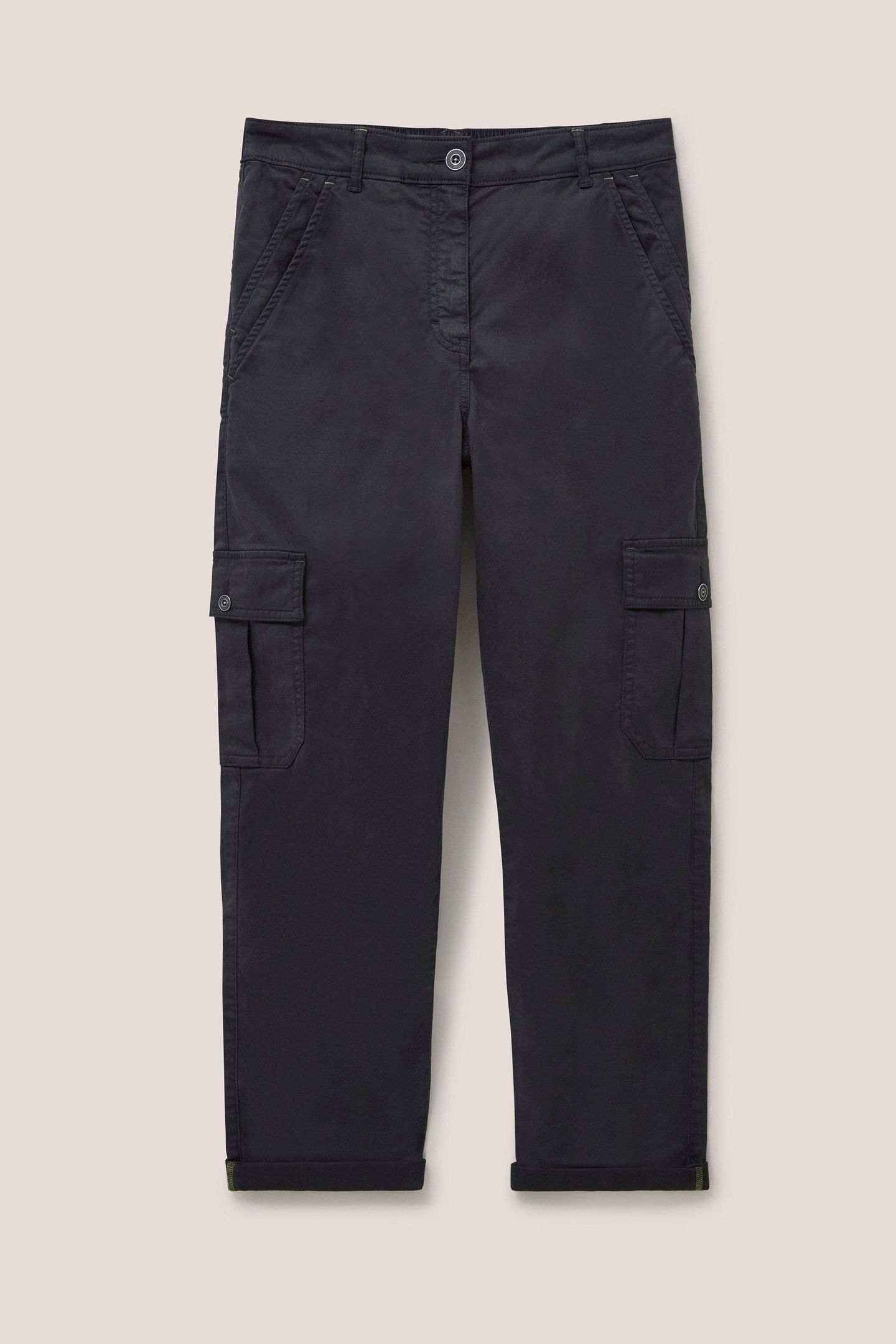 EVERLEIGH CARGO TROUSER WASHED BLACK 4
