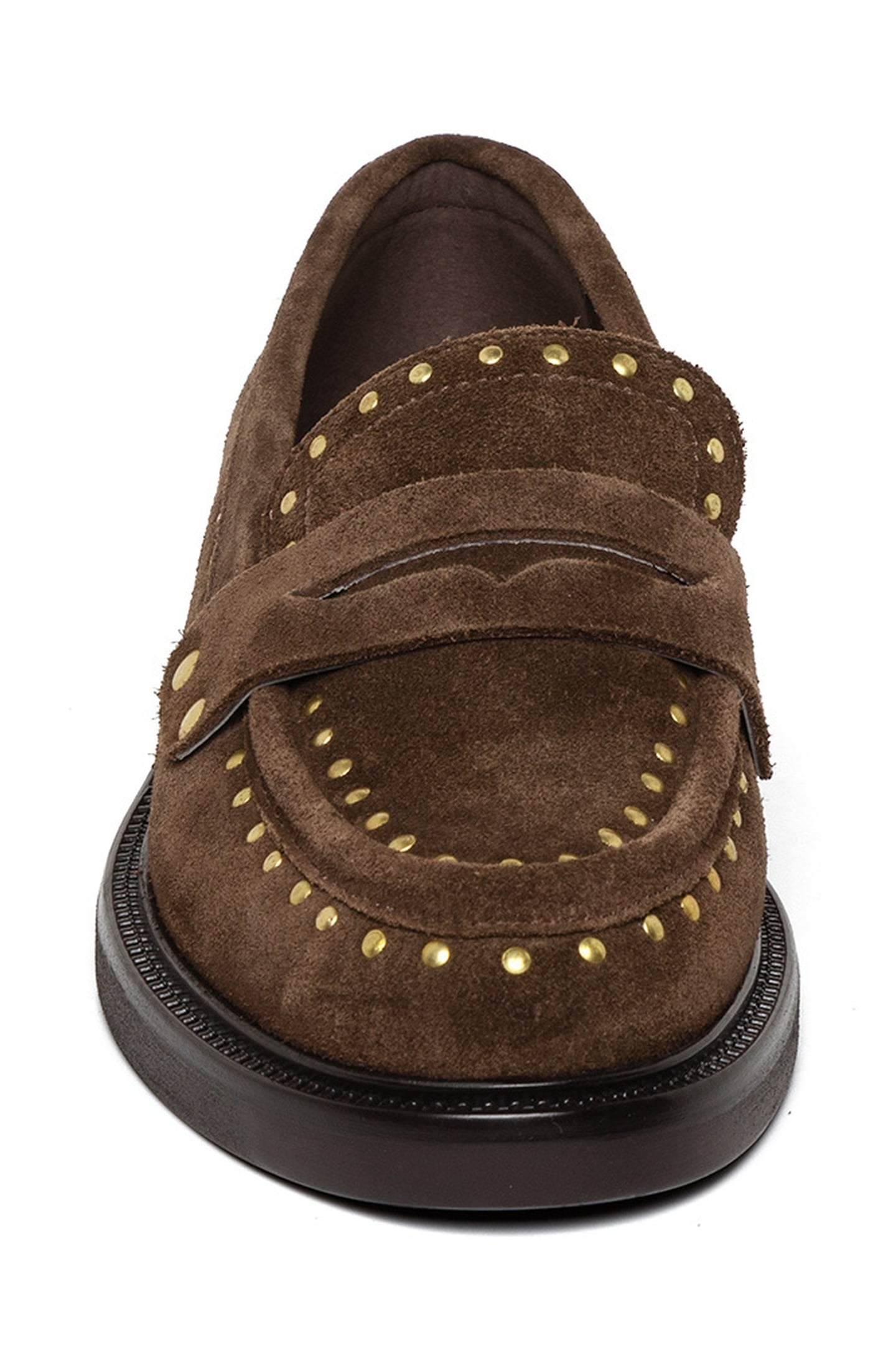 HARLOE FLAT SHOES BROWN/GOLD 3